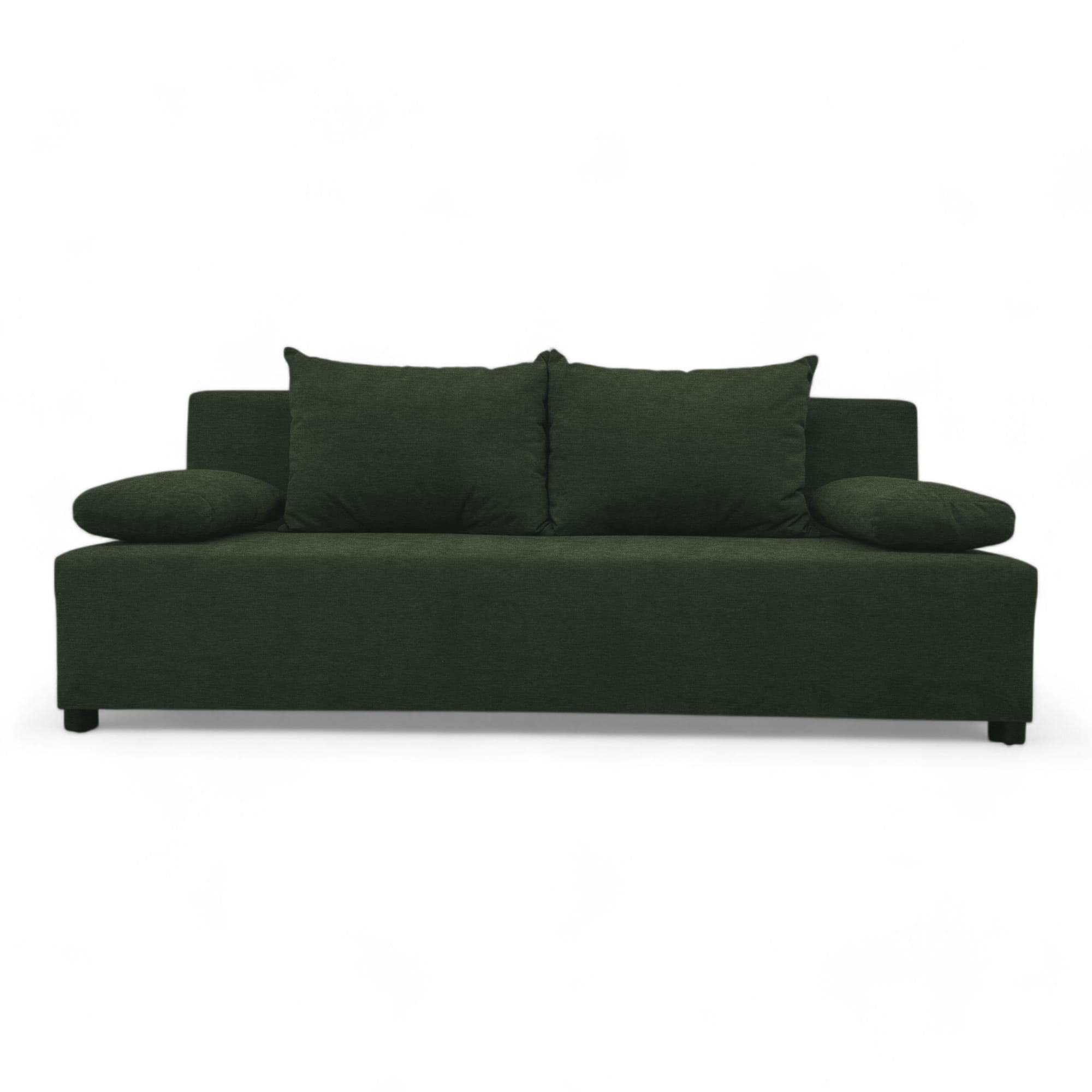 Double sofa bed bed without armrests Turquoise green — photo 16