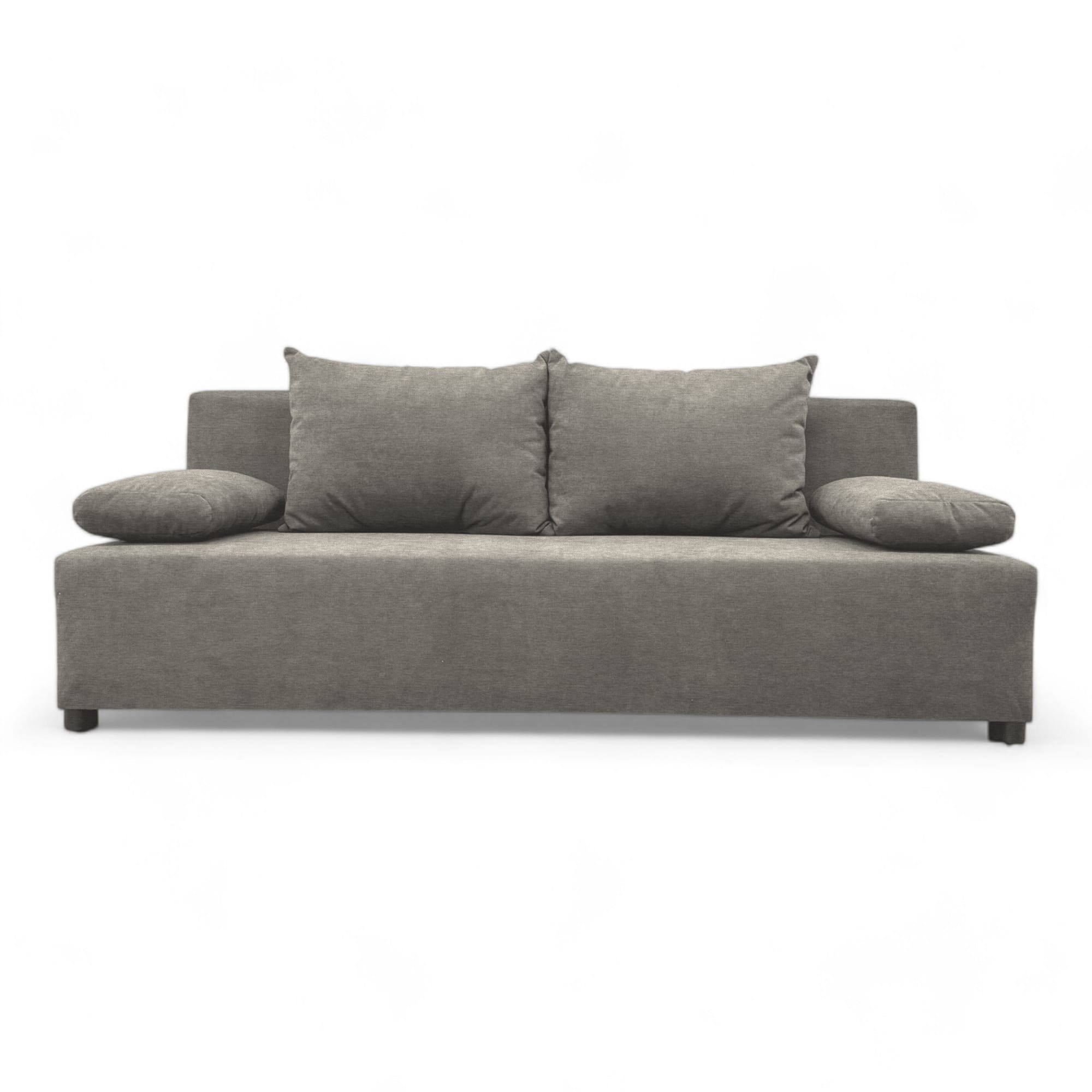Double sofa bed bed without armrests Light gray — photo 16