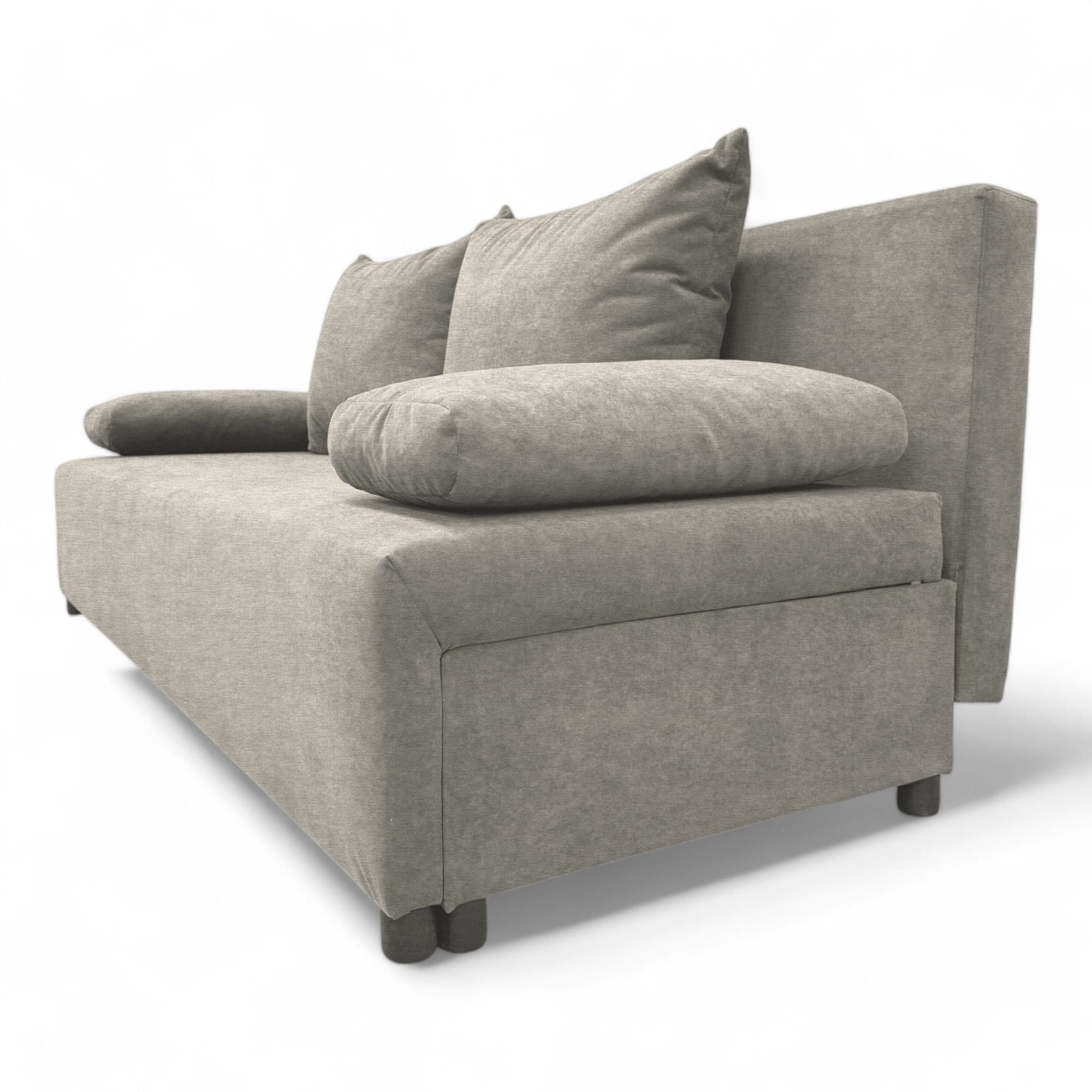 Double sofa bed bed without armrests Light gray — photo 19
