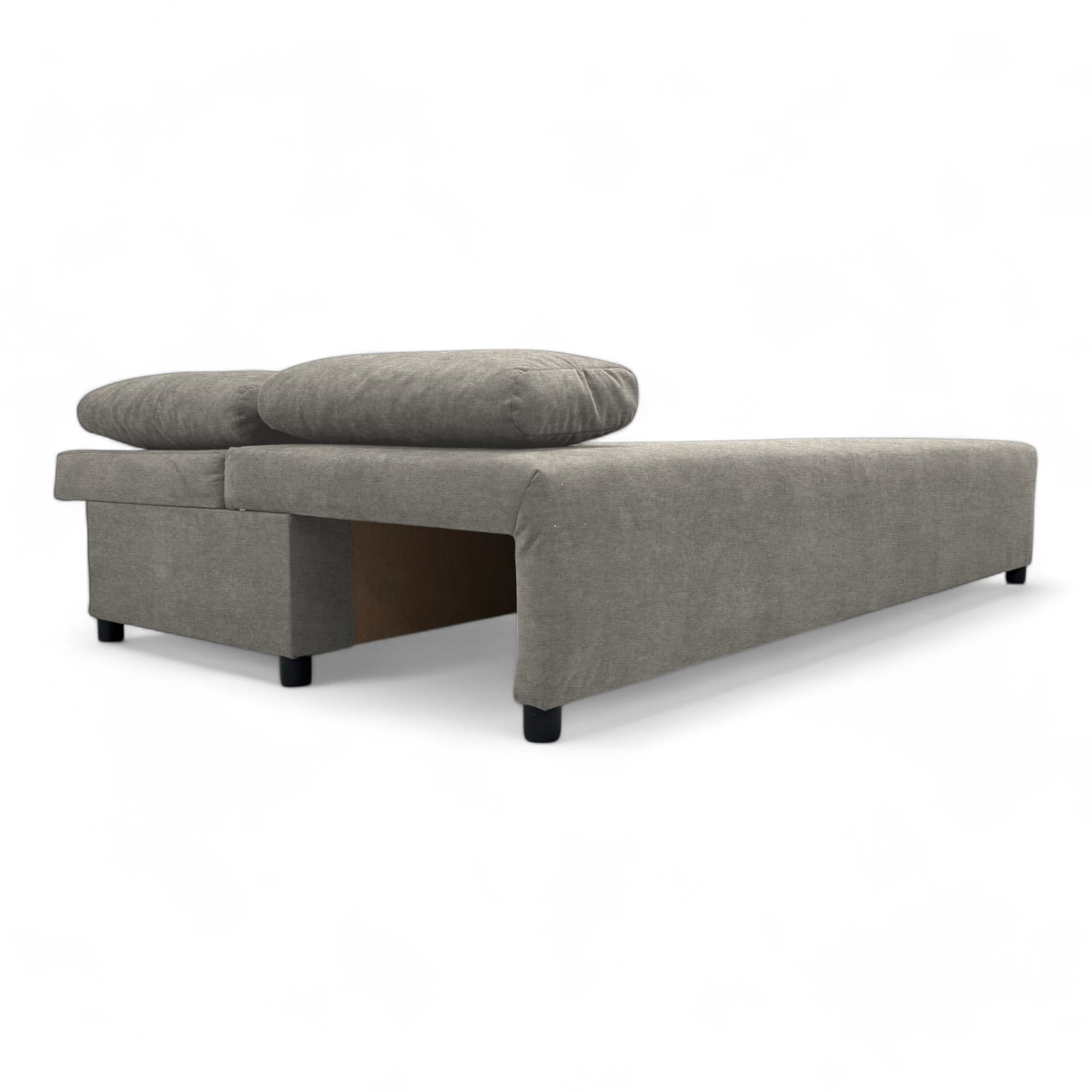 Double sofa bed bed without armrests Light gray — photo 13