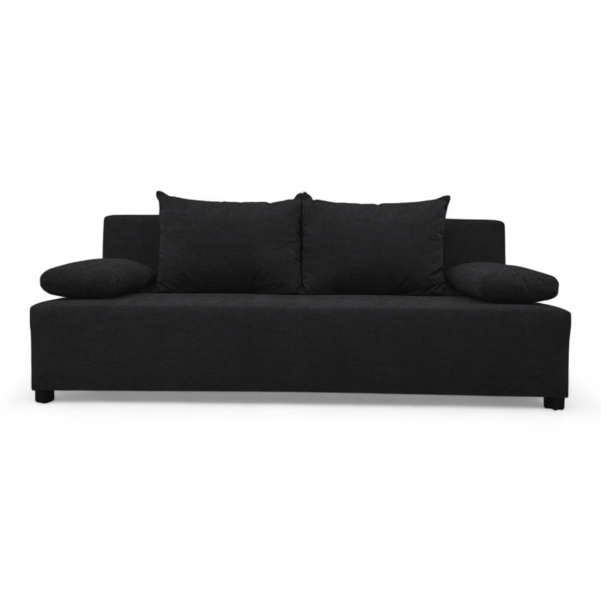 Double sofa bed bed without armrests Graphite — photo 16