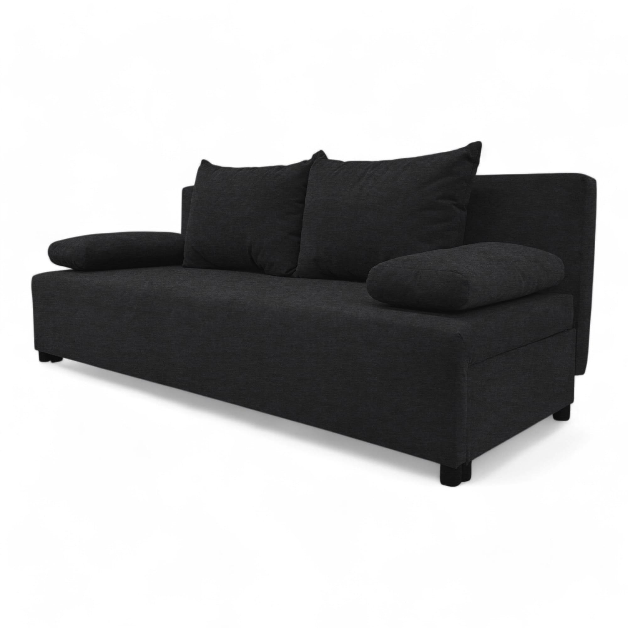 Double sofa bed bed without armrests Graphite — photo 18
