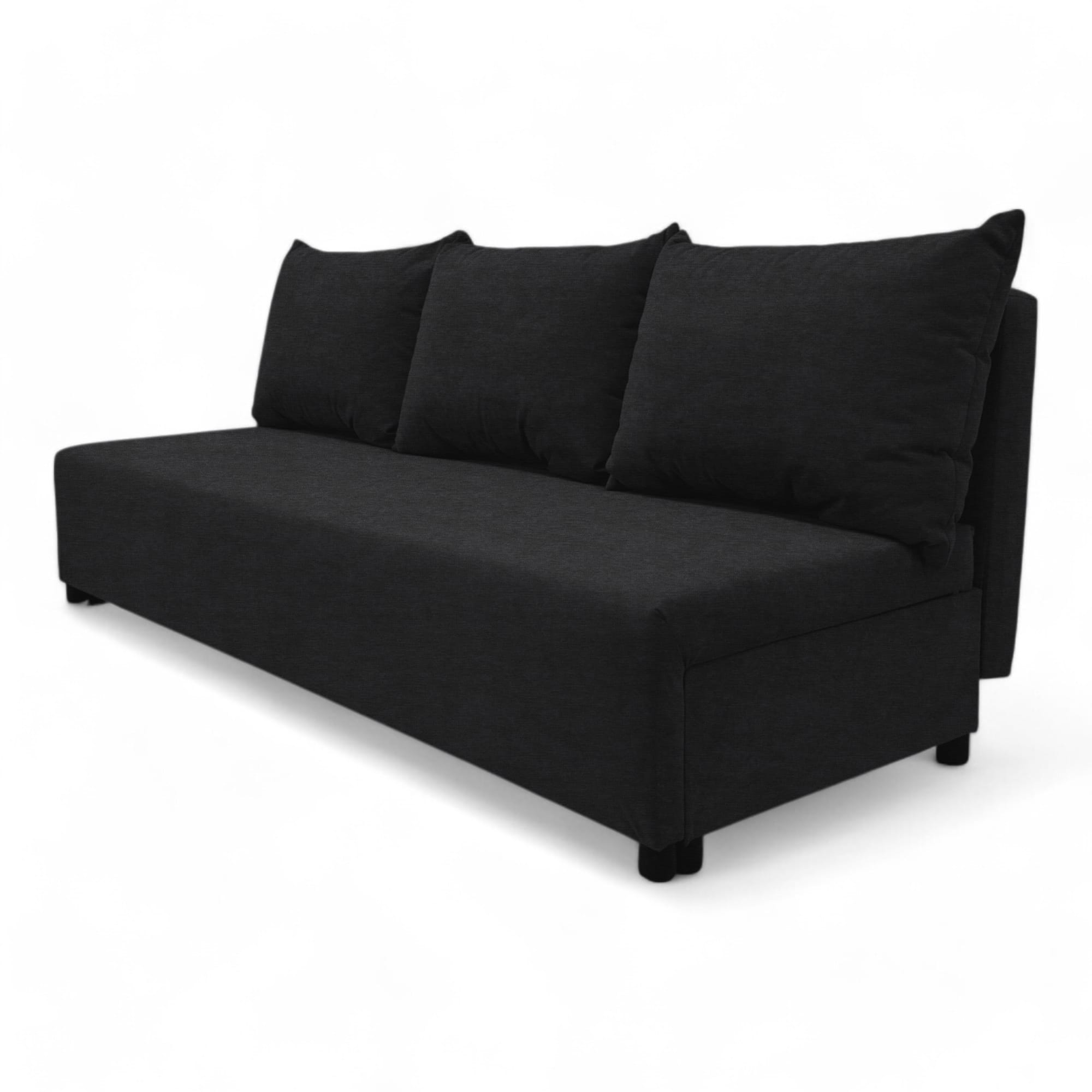 Double sofa bed bed without armrests Graphite — photo 8