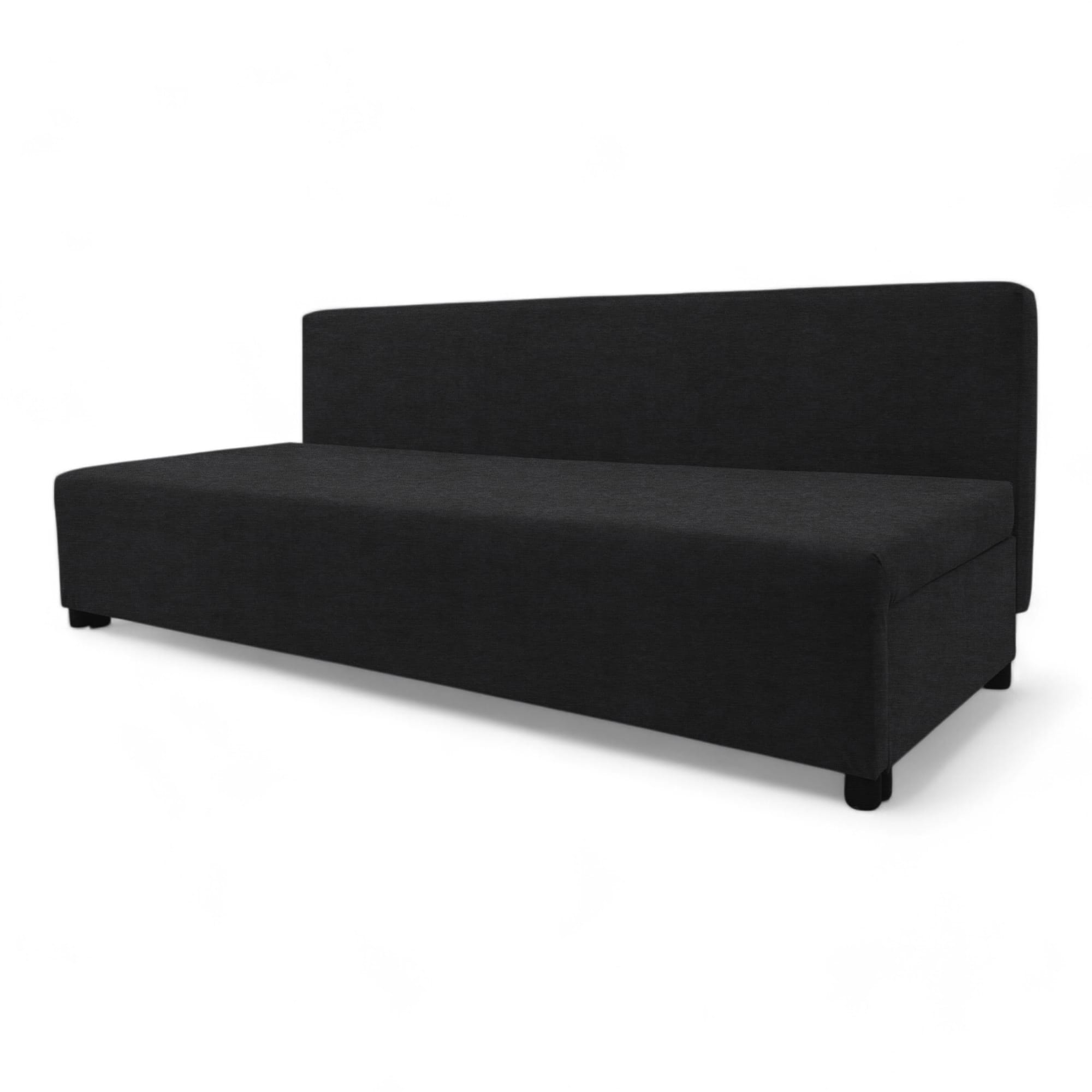 Double sofa bed bed without armrests Graphite — photo 9