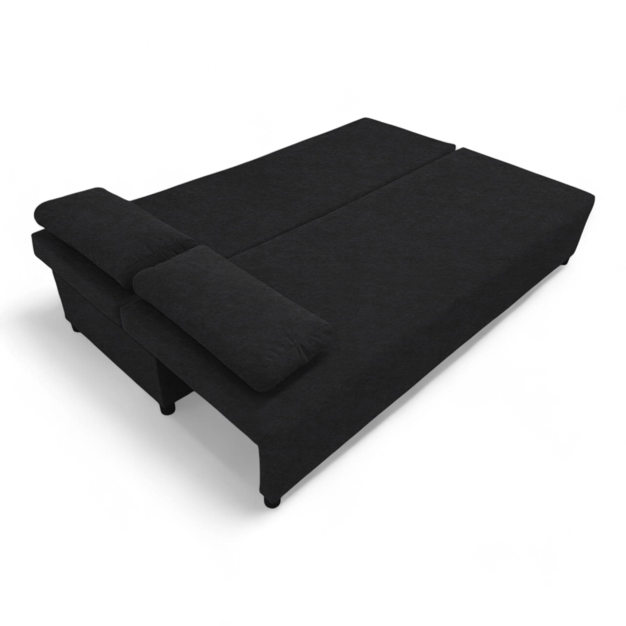 Double sofa bed bed without armrests Graphite — photo 14