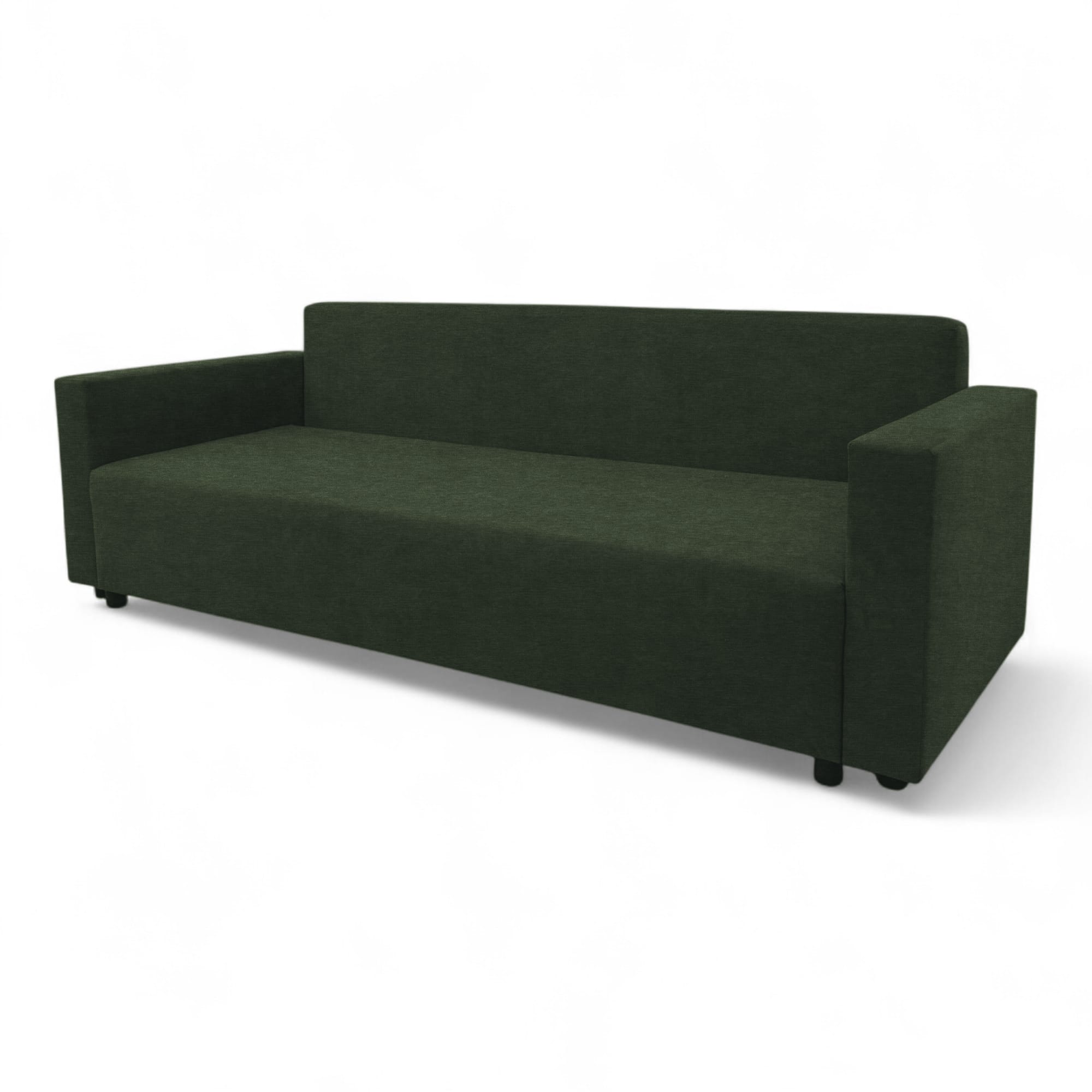 Classic sofa bed with linen box Turquoise green — photo 15