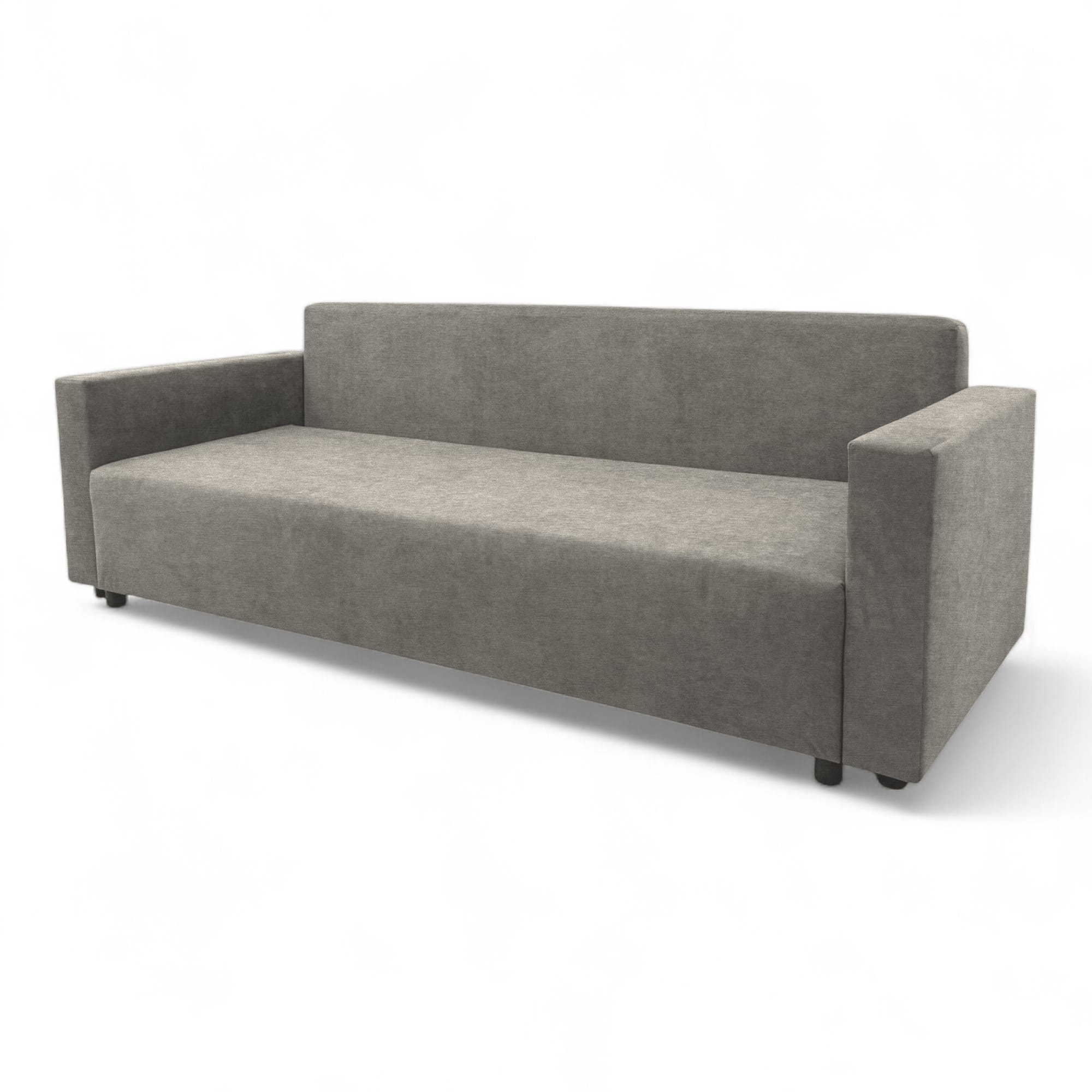 Classic sofa bed with linen box Light gray — photo 15