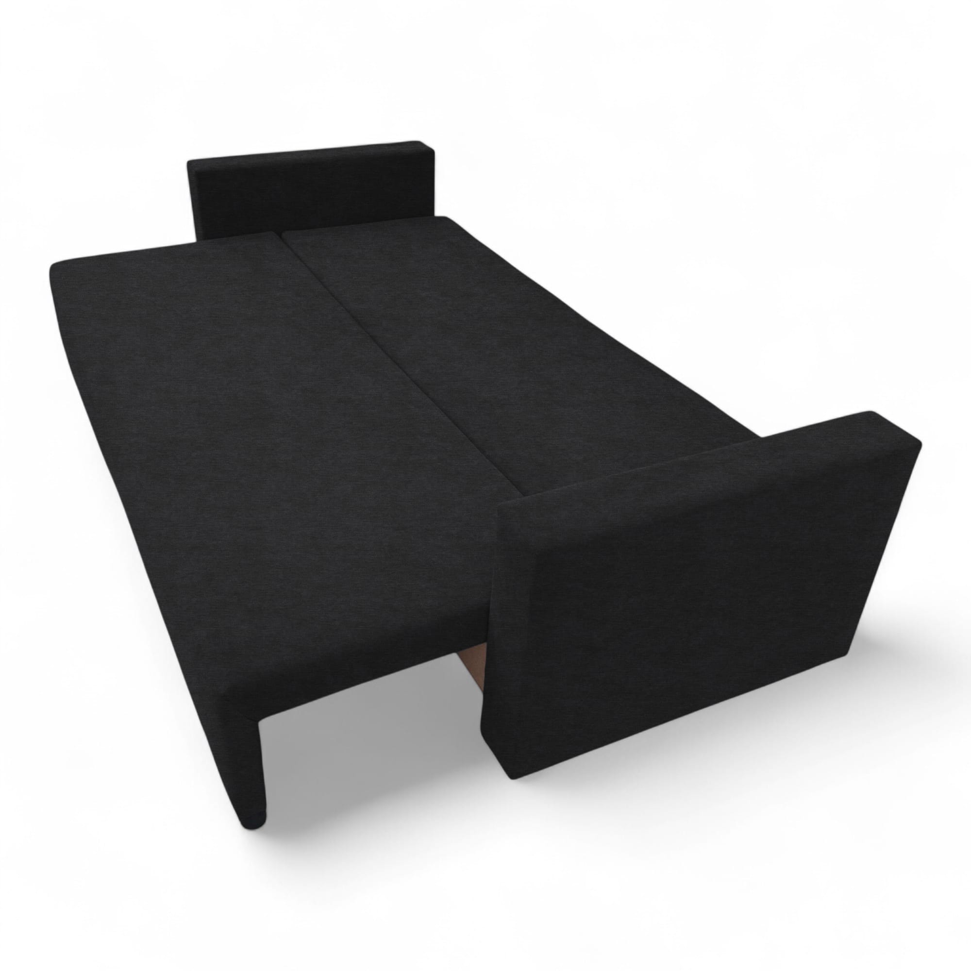 Classic sofa bed with linen box Graphite — photo 17