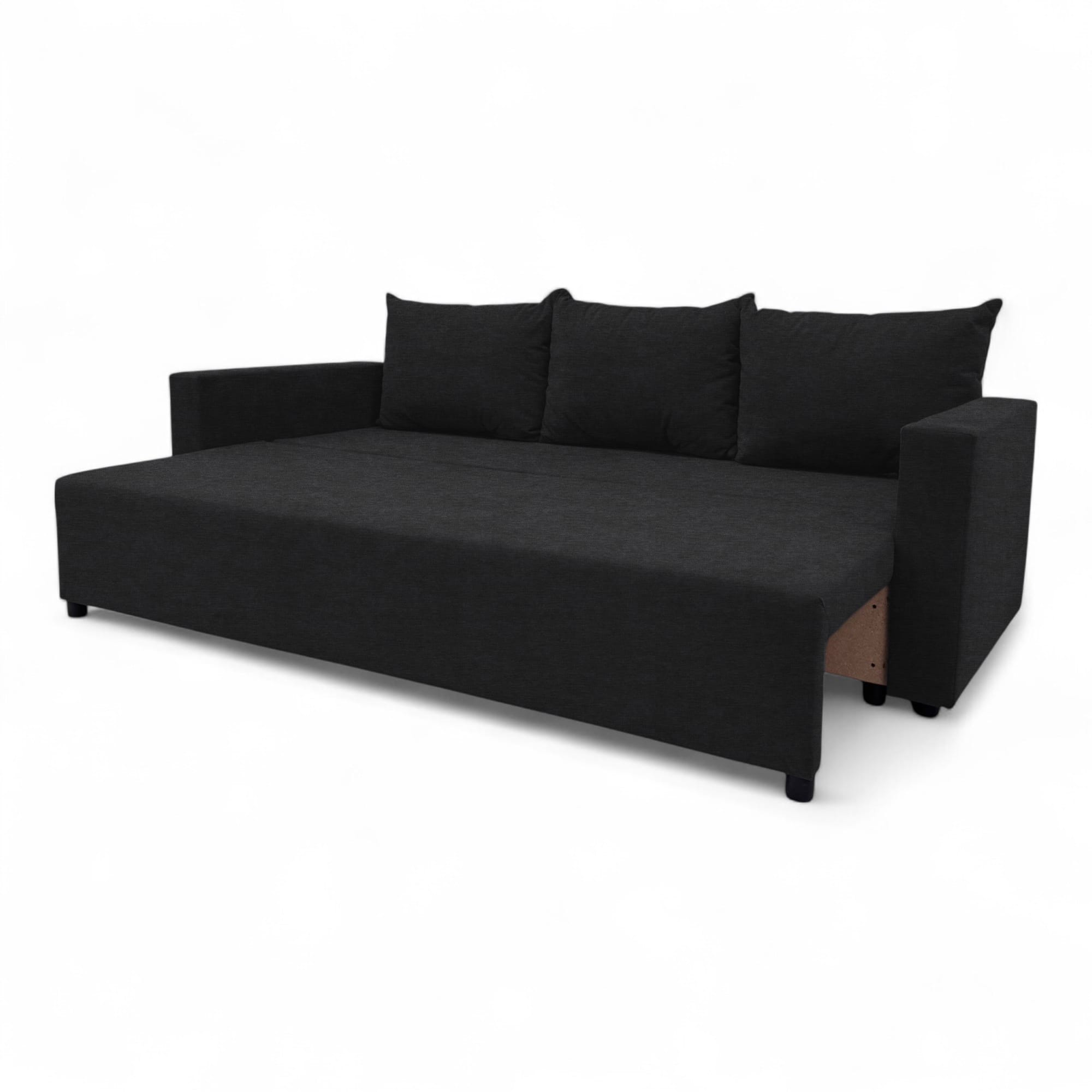 Classic sofa bed with linen box Graphite — photo 18