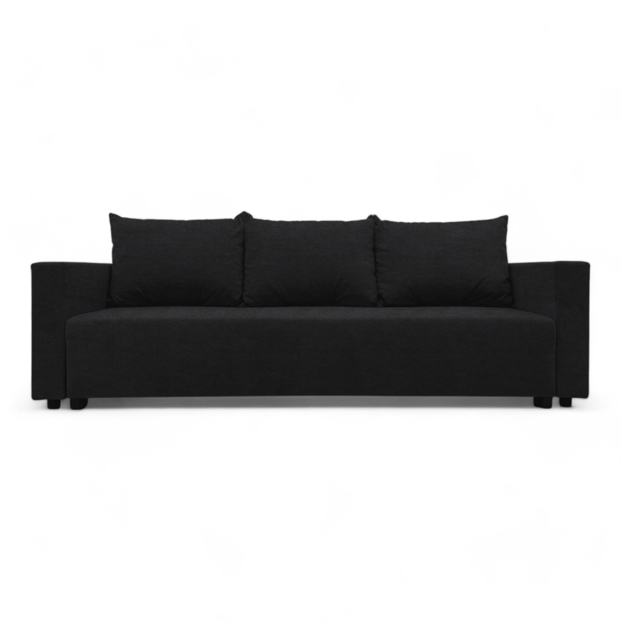 Classic sofa bed with linen box Graphite — photo 8