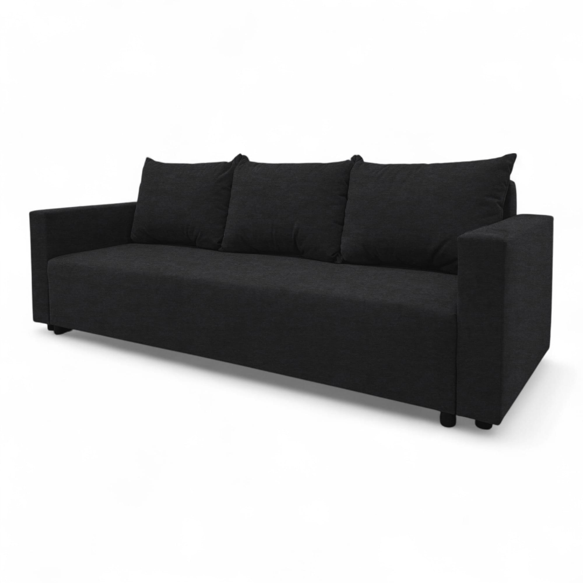 Classic sofa bed with linen box Graphite — photo 10