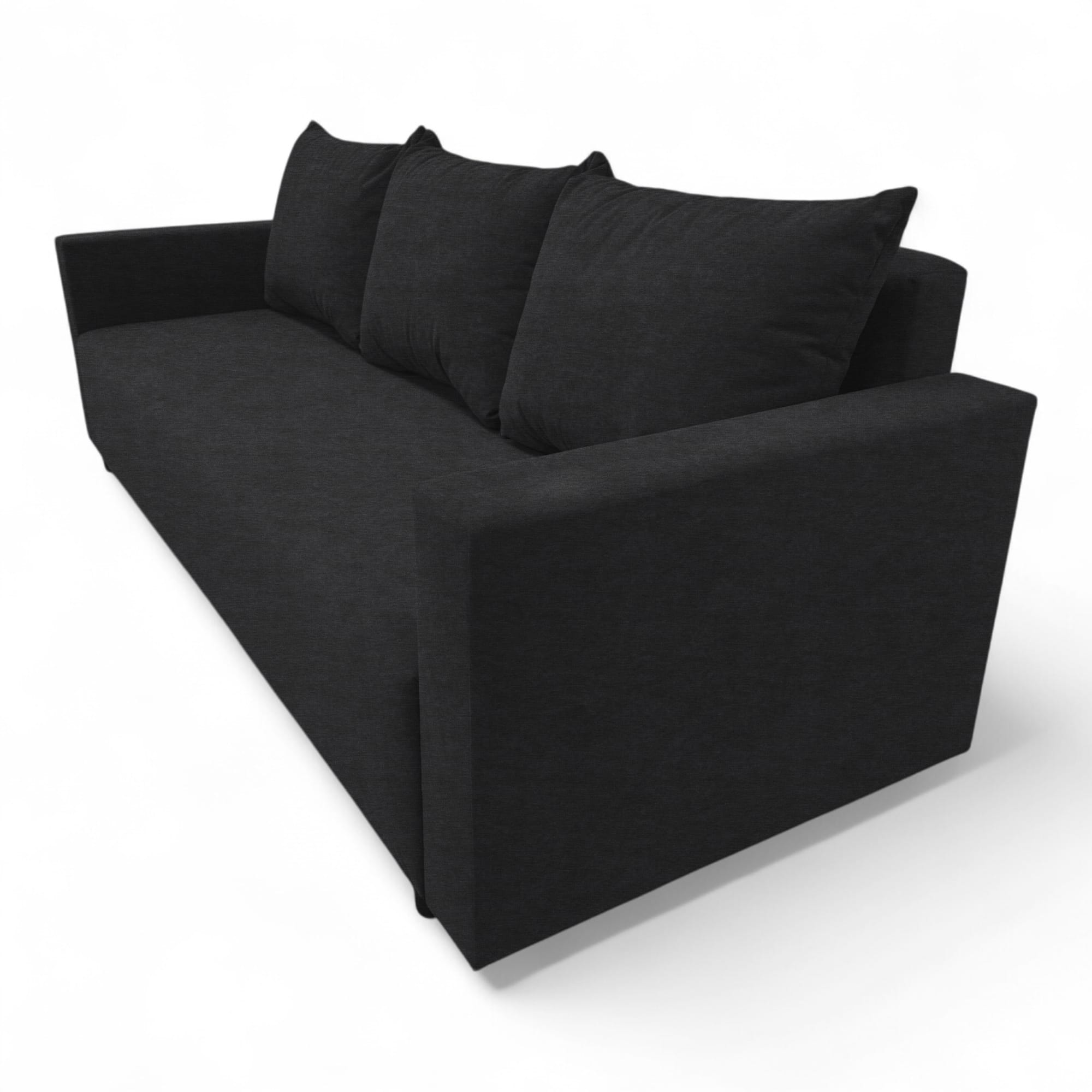 Classic sofa bed with linen box Graphite — photo 11