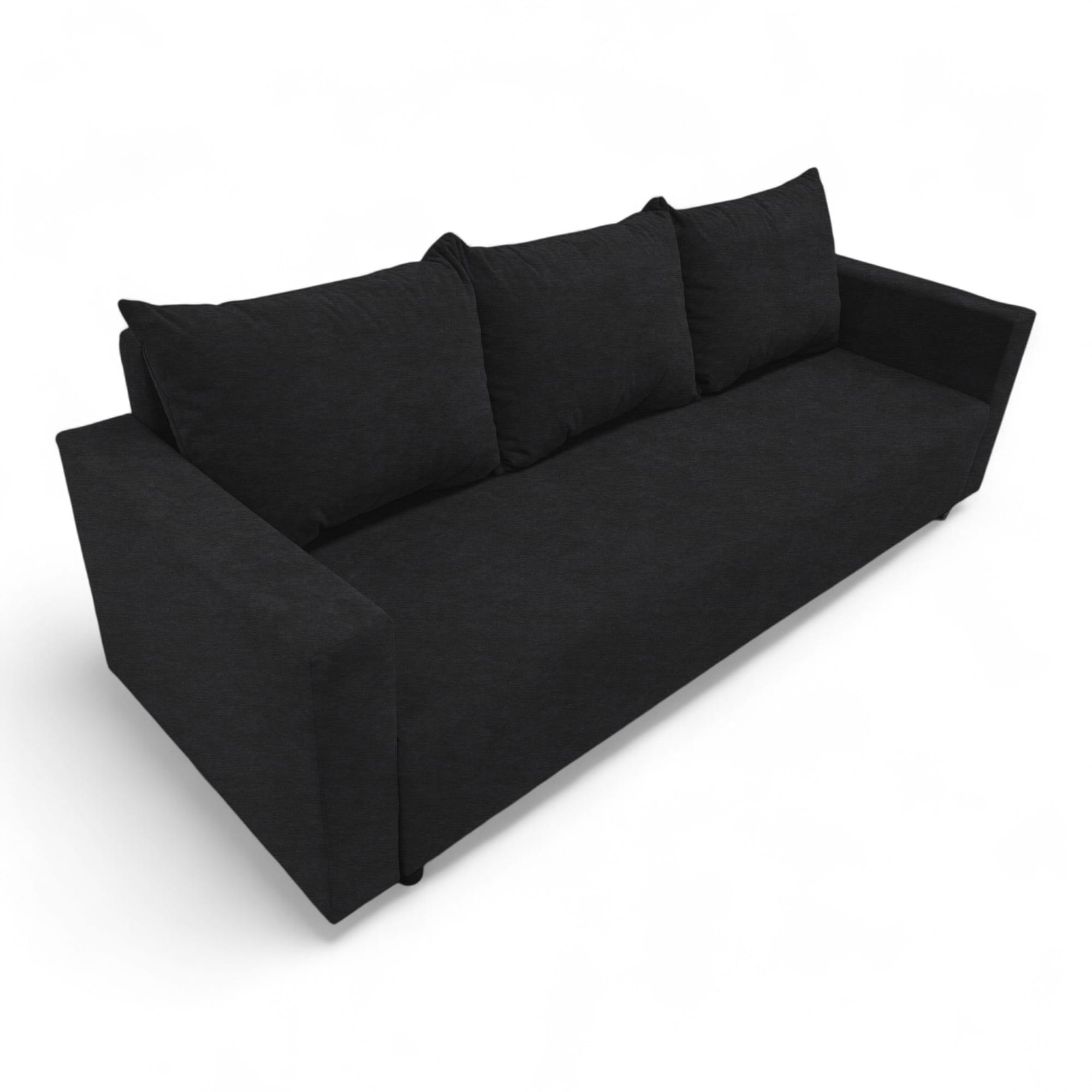 Classic sofa bed with linen box Graphite — photo 12