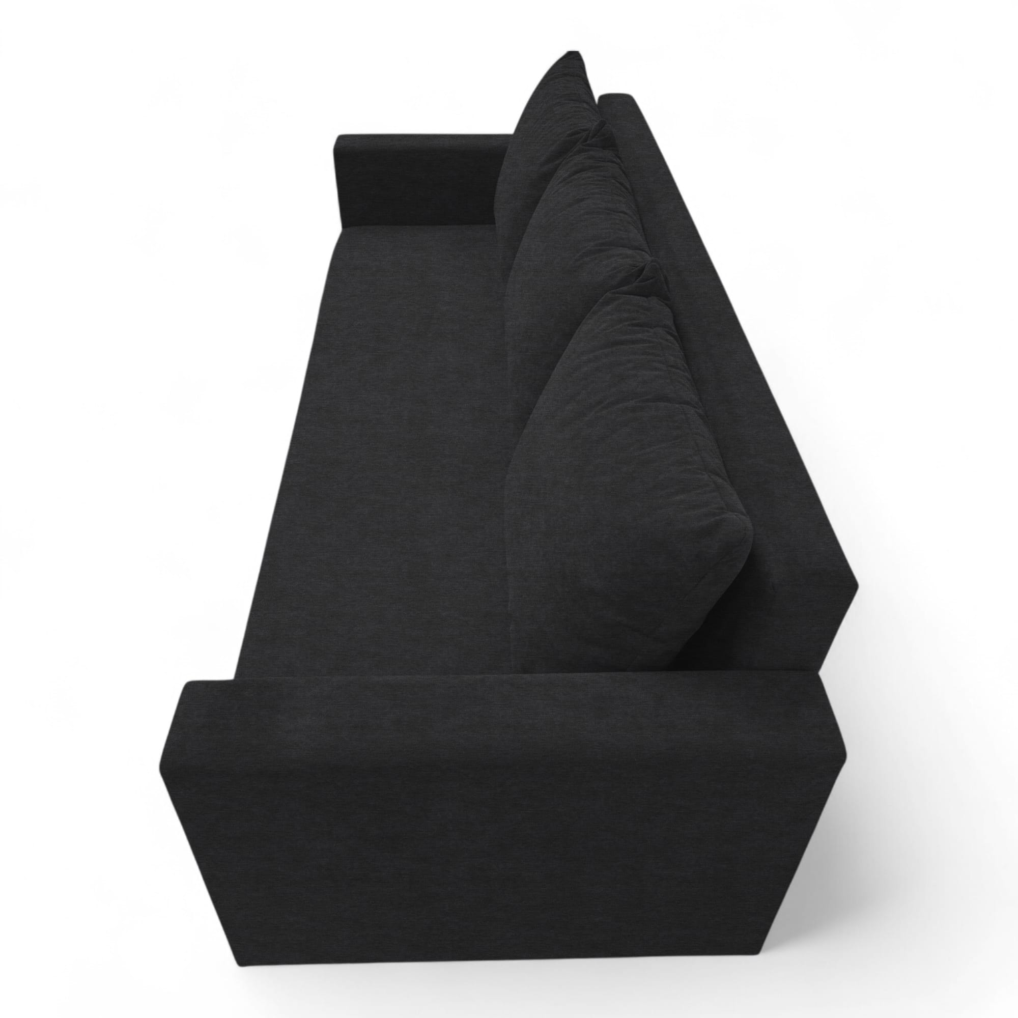 Classic sofa bed with linen box Graphite — photo 14