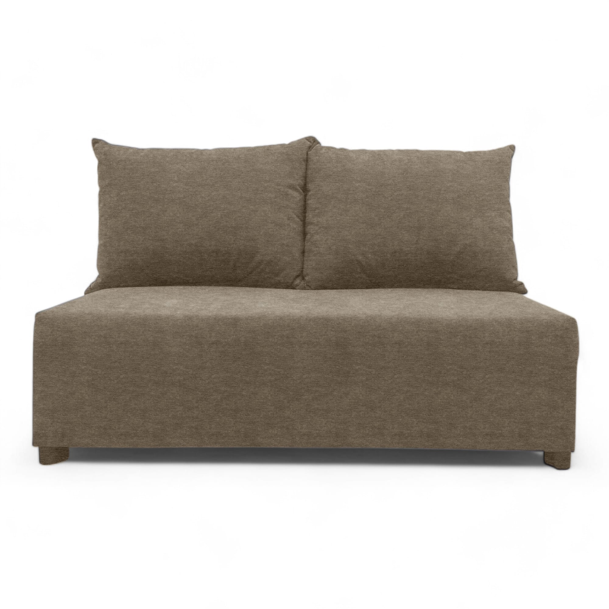 Two-seater sofa bed with storage box Beige — photo 8