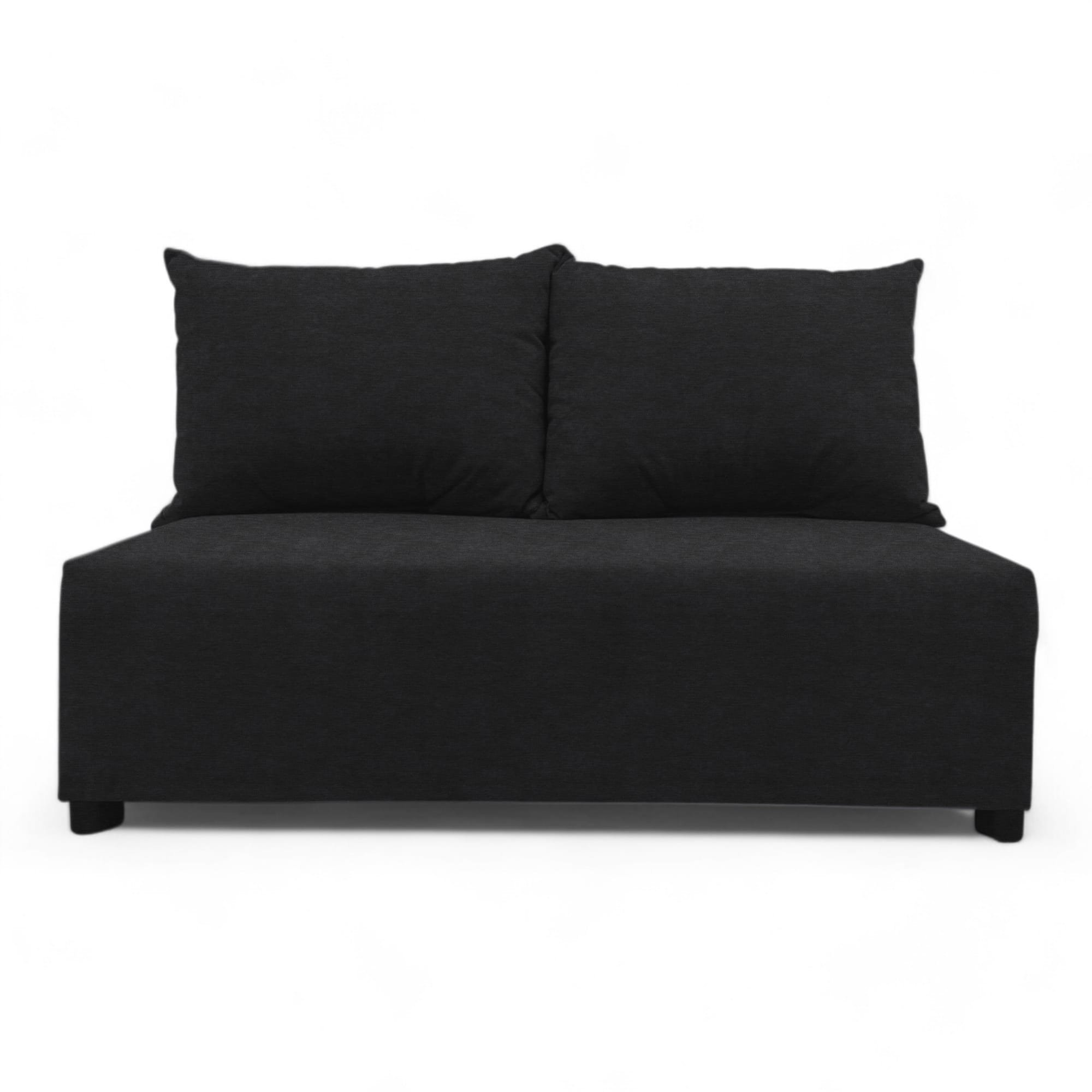 Two-seater sofa bed with storage box Graphite — photo 8