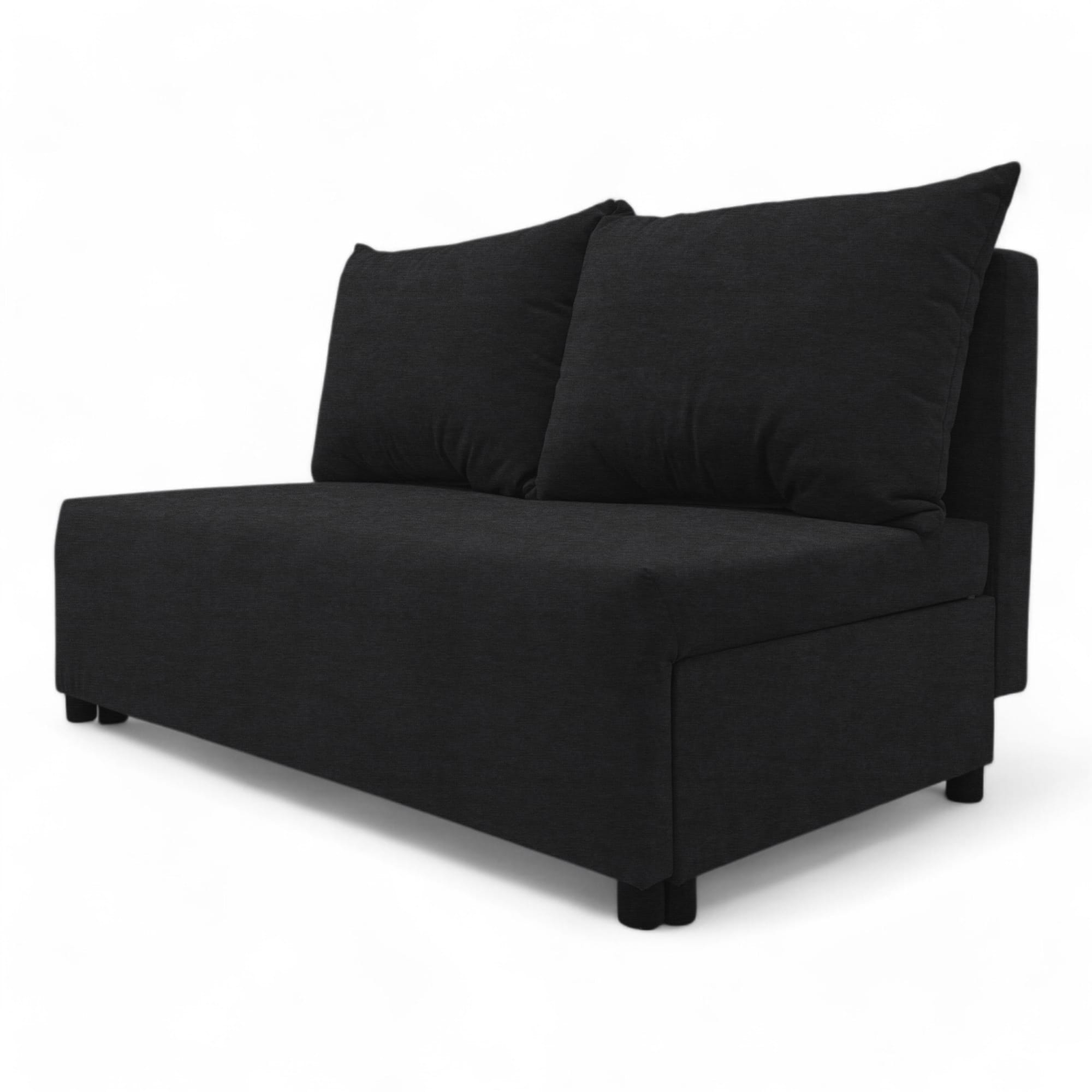 Two-seater sofa bed with storage box Graphite — photo 11