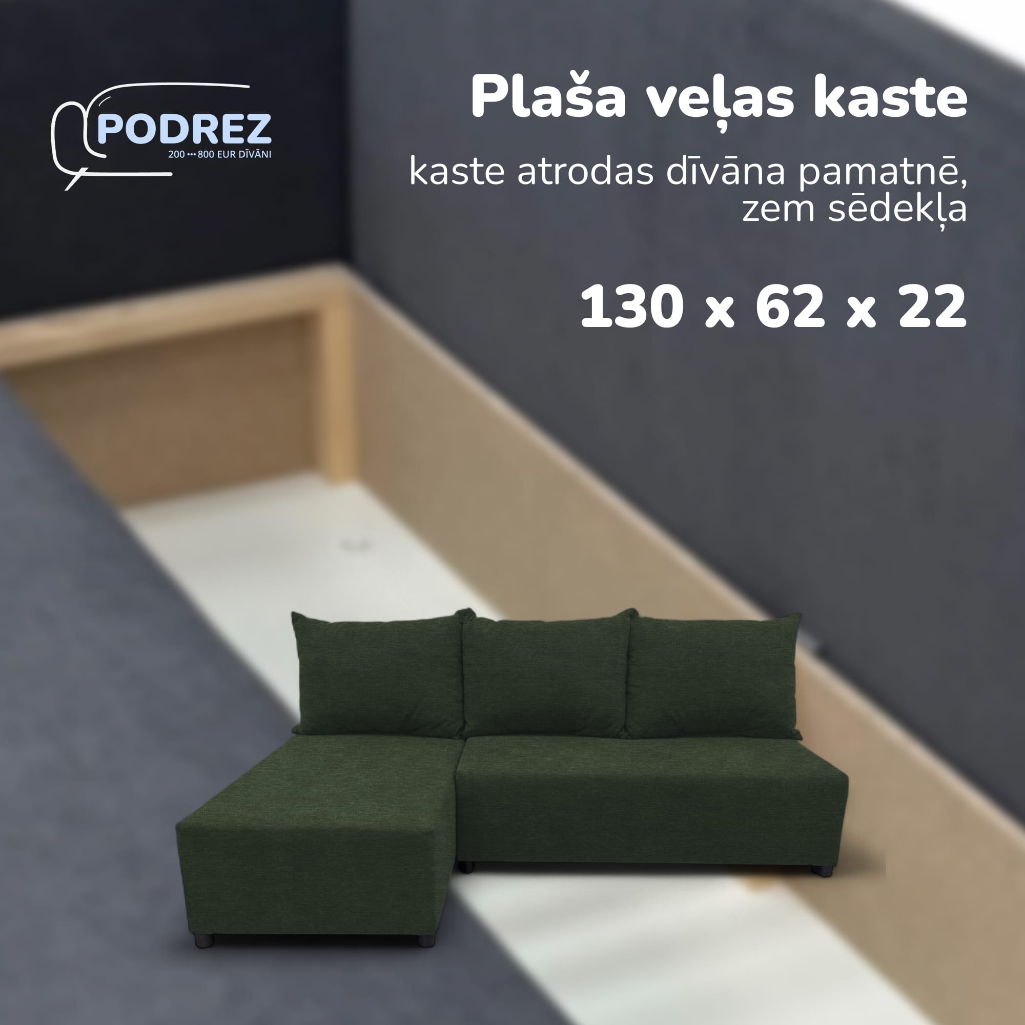 Stūra izvelkamais dīvāns-gulta Tirkīza zaļa - 4