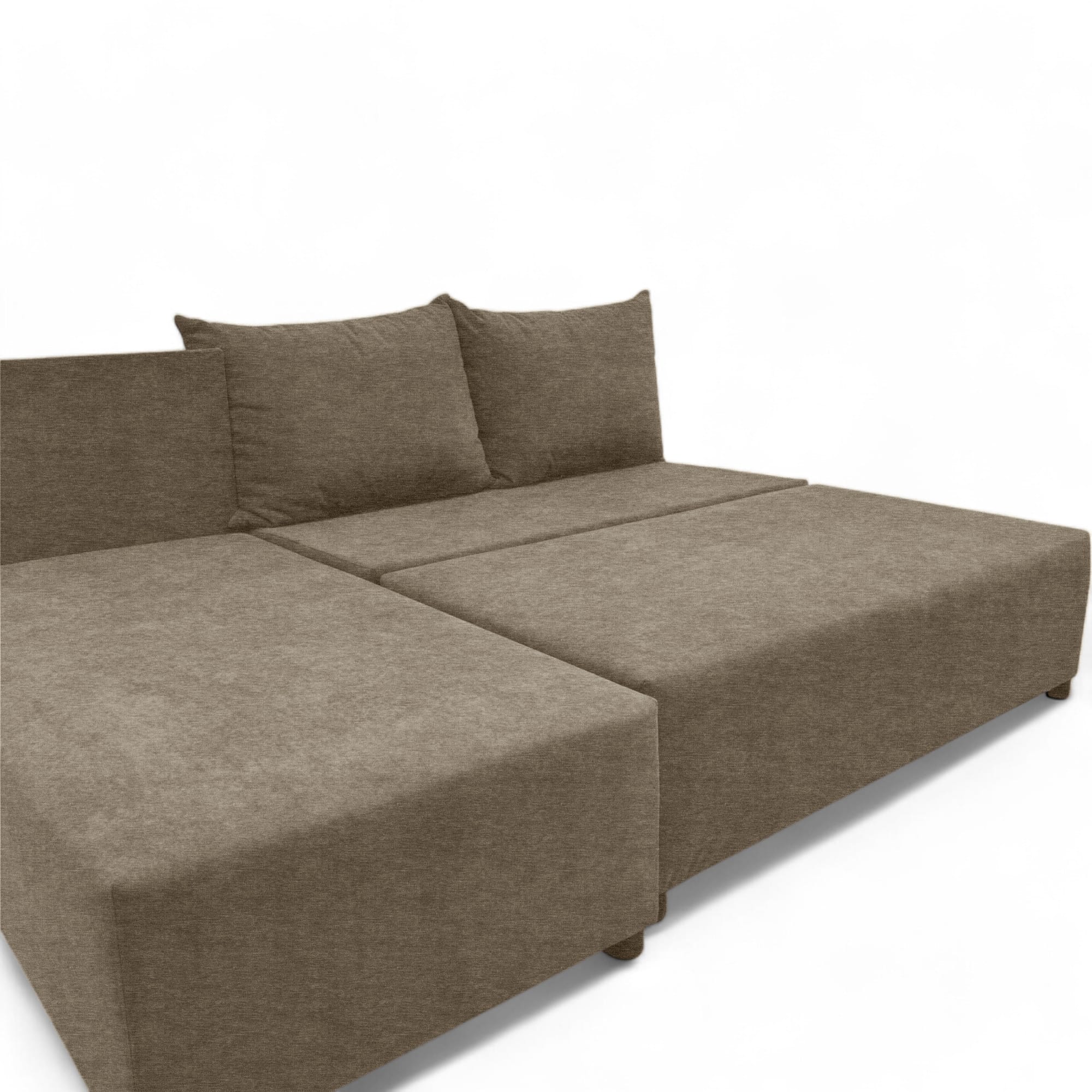 Corner sofa bed bed Beige — photo 15