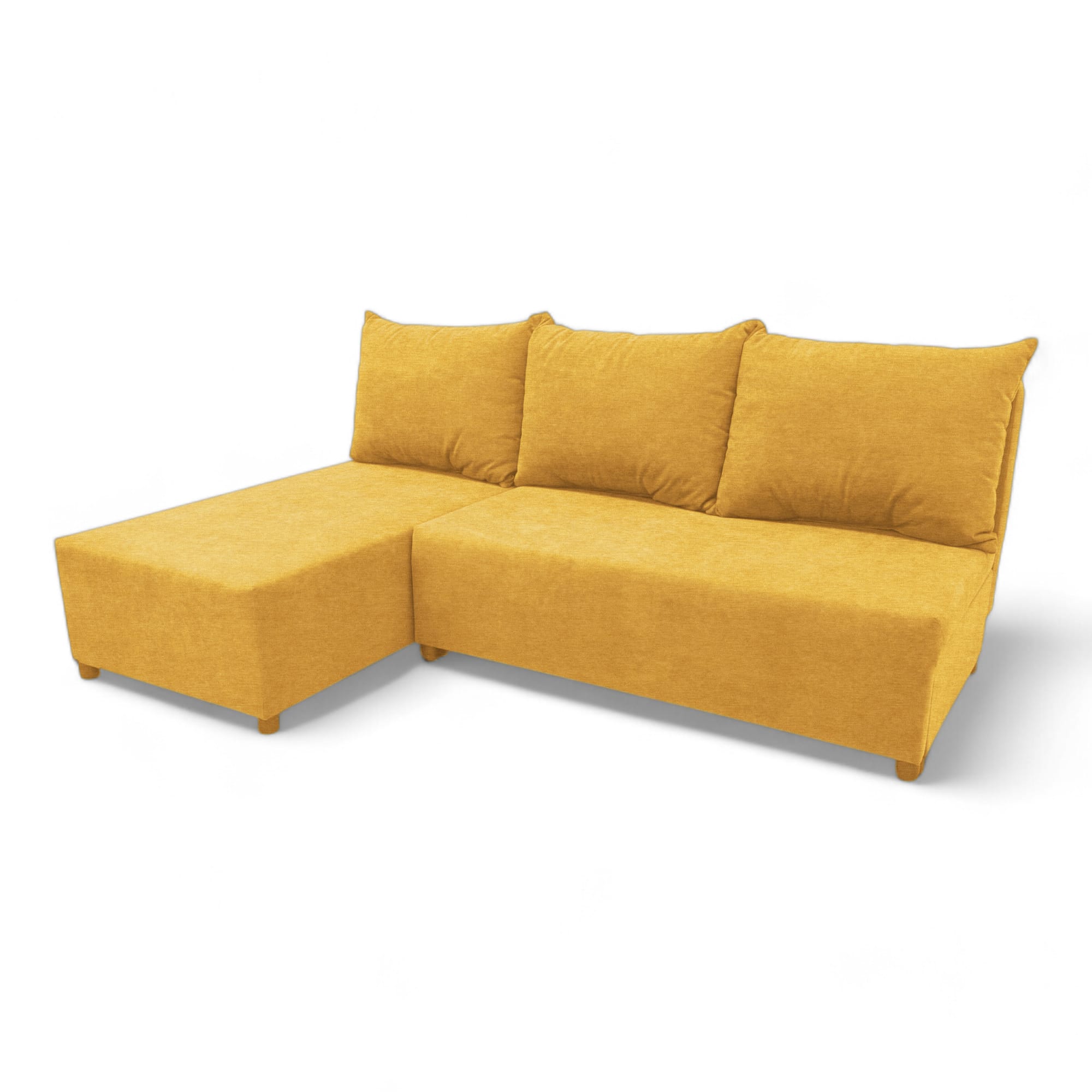 Corner sofa bed bed Yellow — photo 10