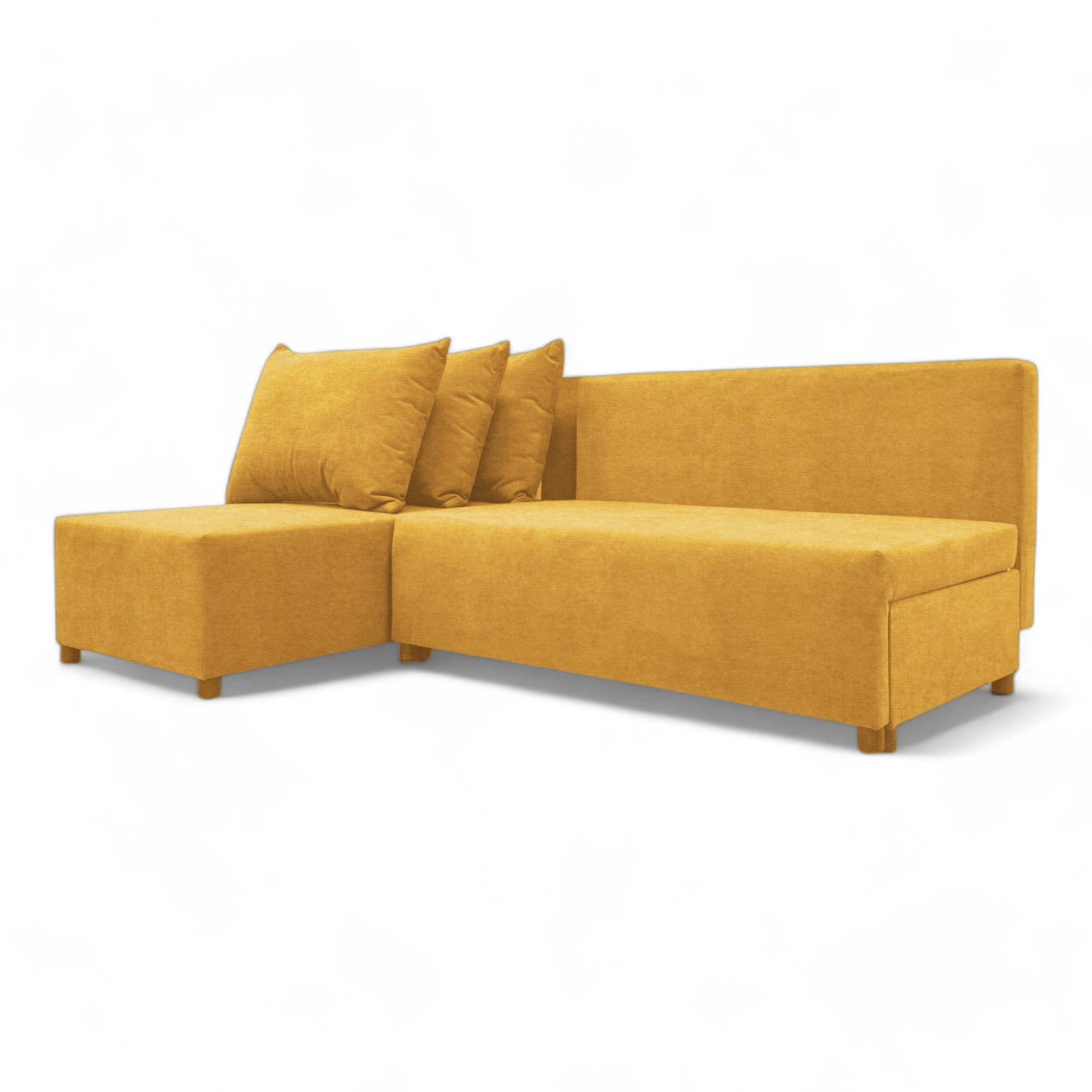 Corner sofa bed bed Yellow — photo 11
