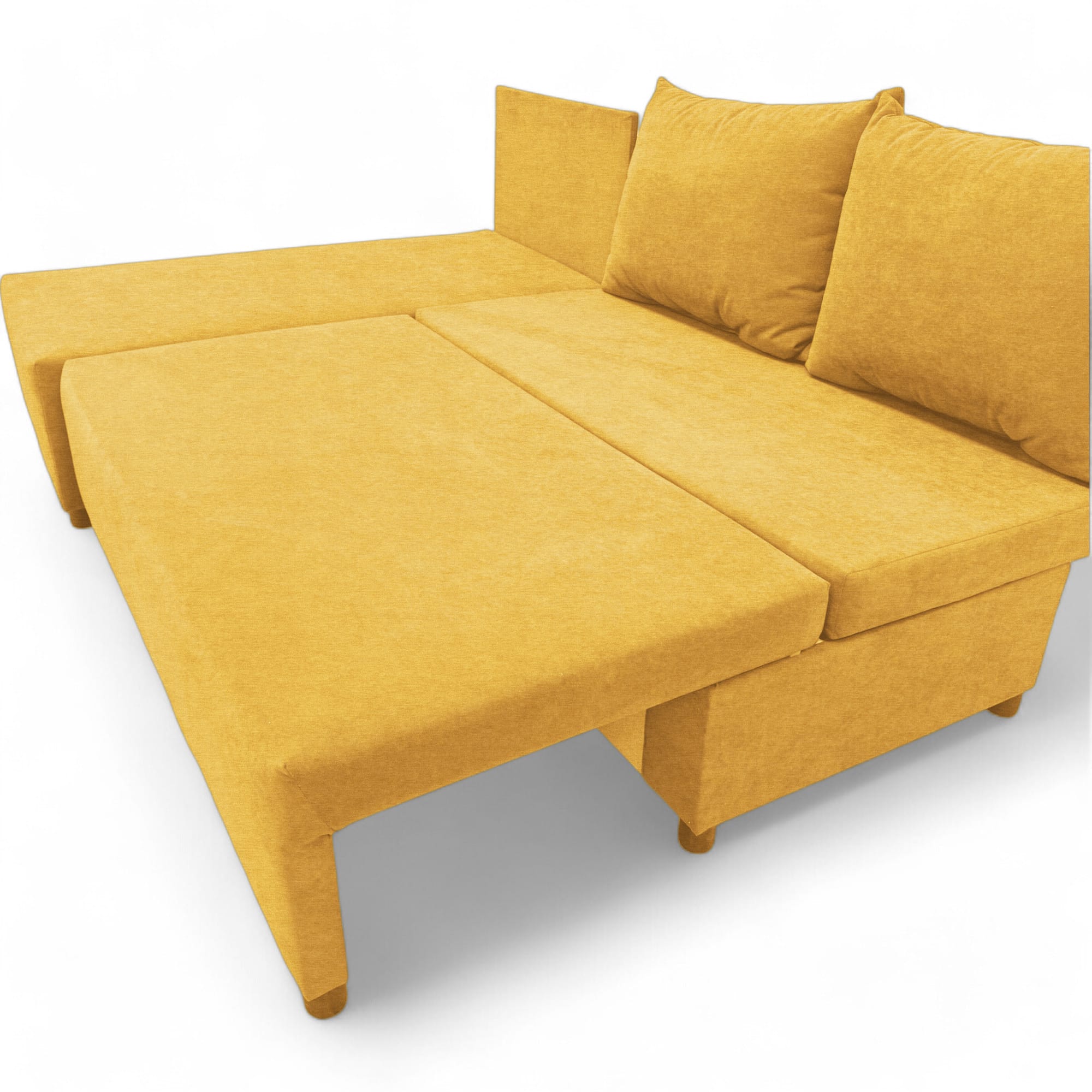 Corner sofa bed bed Yellow — photo 13