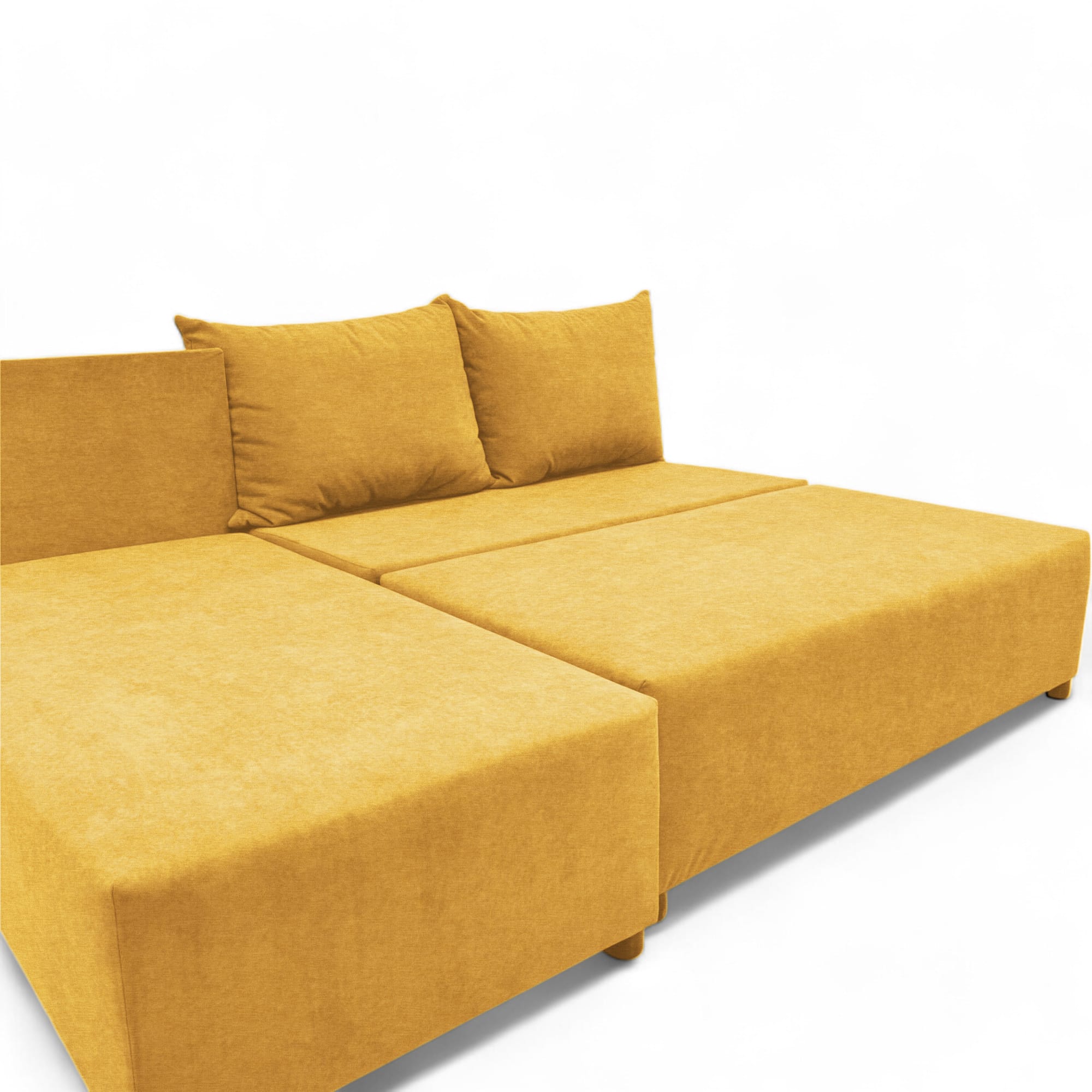Corner sofa bed bed Yellow — photo 15