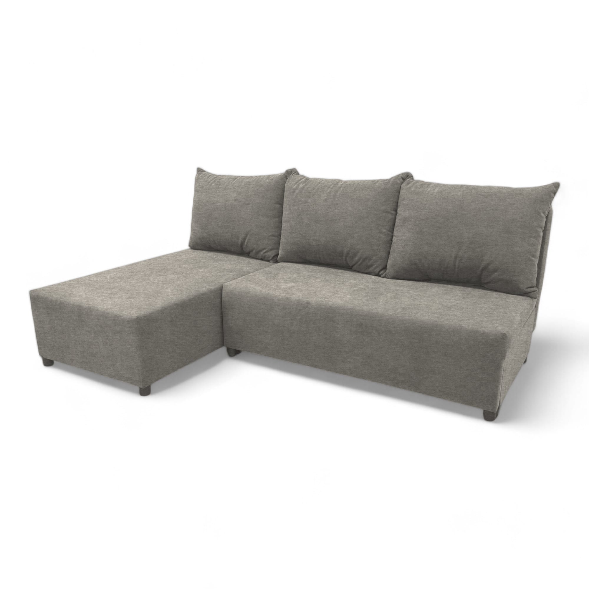Corner sofa bed bed Light gray — photo 10