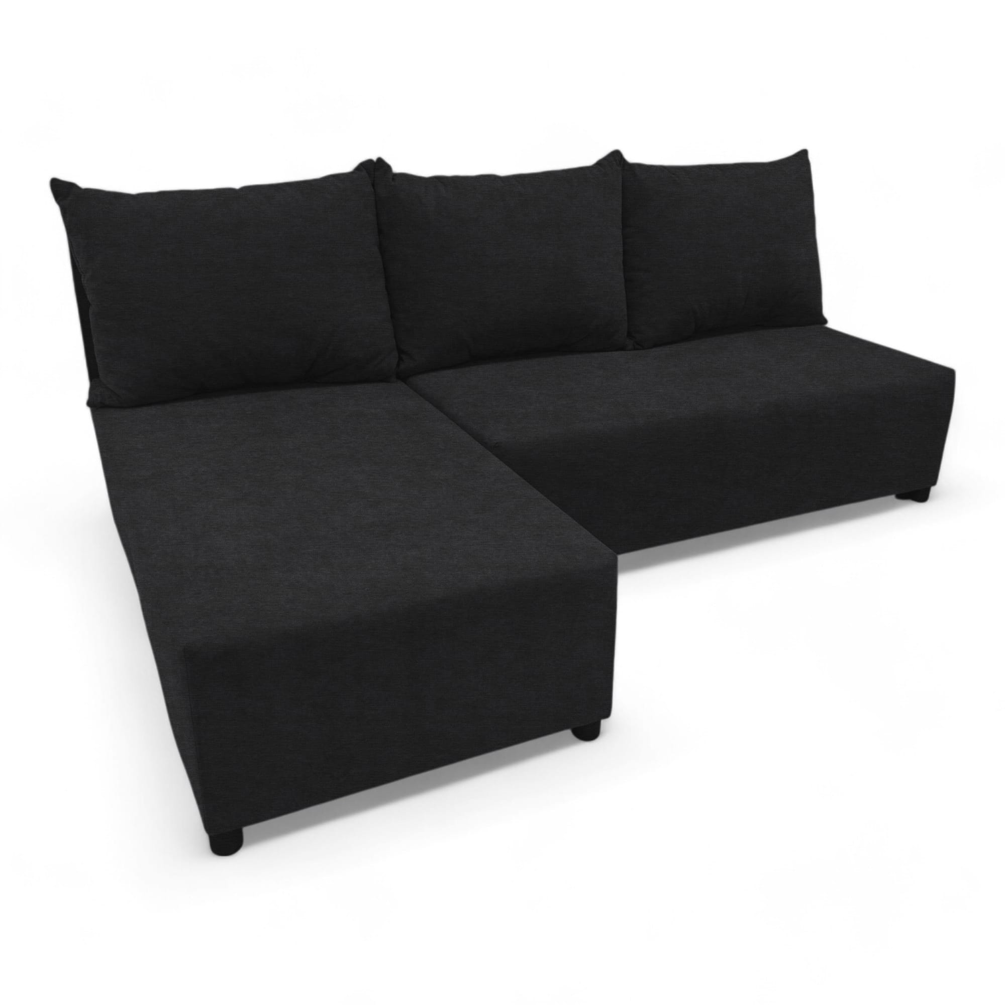 Corner sofa bed bed Graphite — photo 14