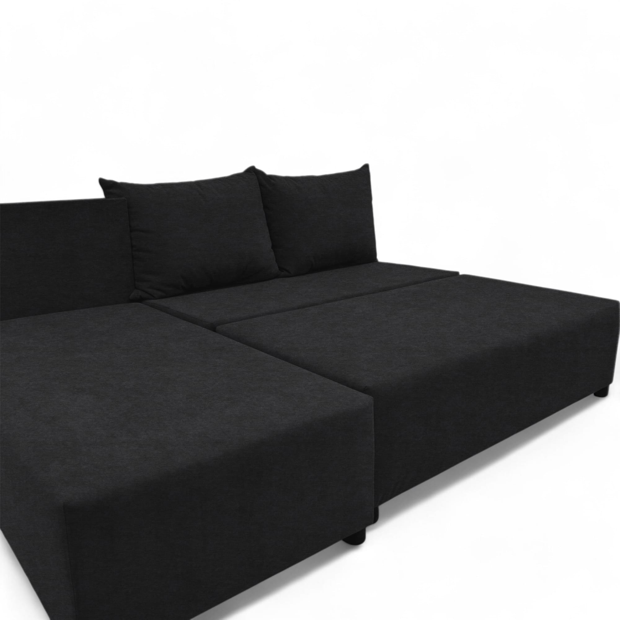 Corner sofa bed bed Graphite — photo 15