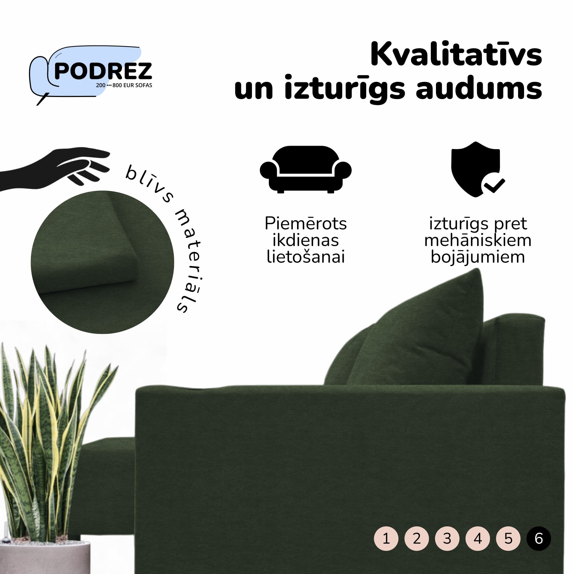 Stūra izvelkamais dīvāns ar kasti Tirkīza zaļa — foto 6