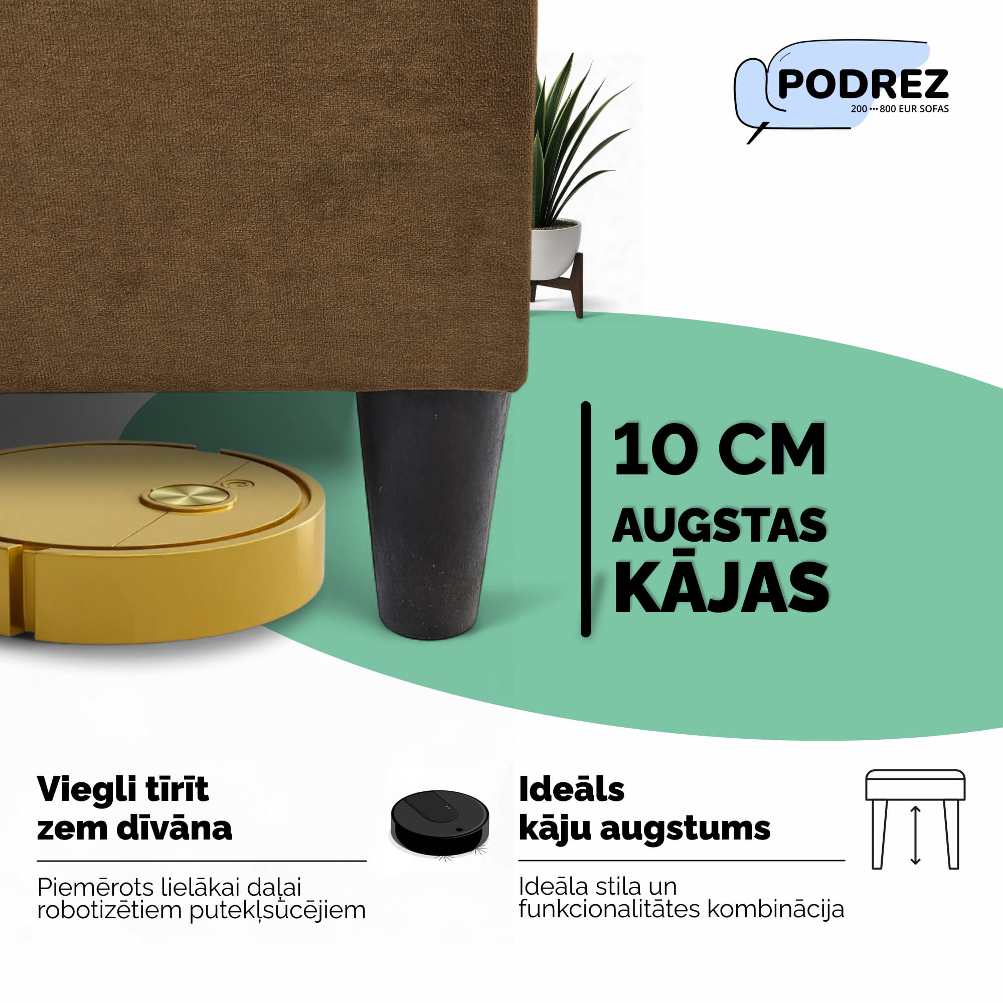 Klasisks dīvāns-gulta ar veļas kasti Simple X Line Brūna - 2