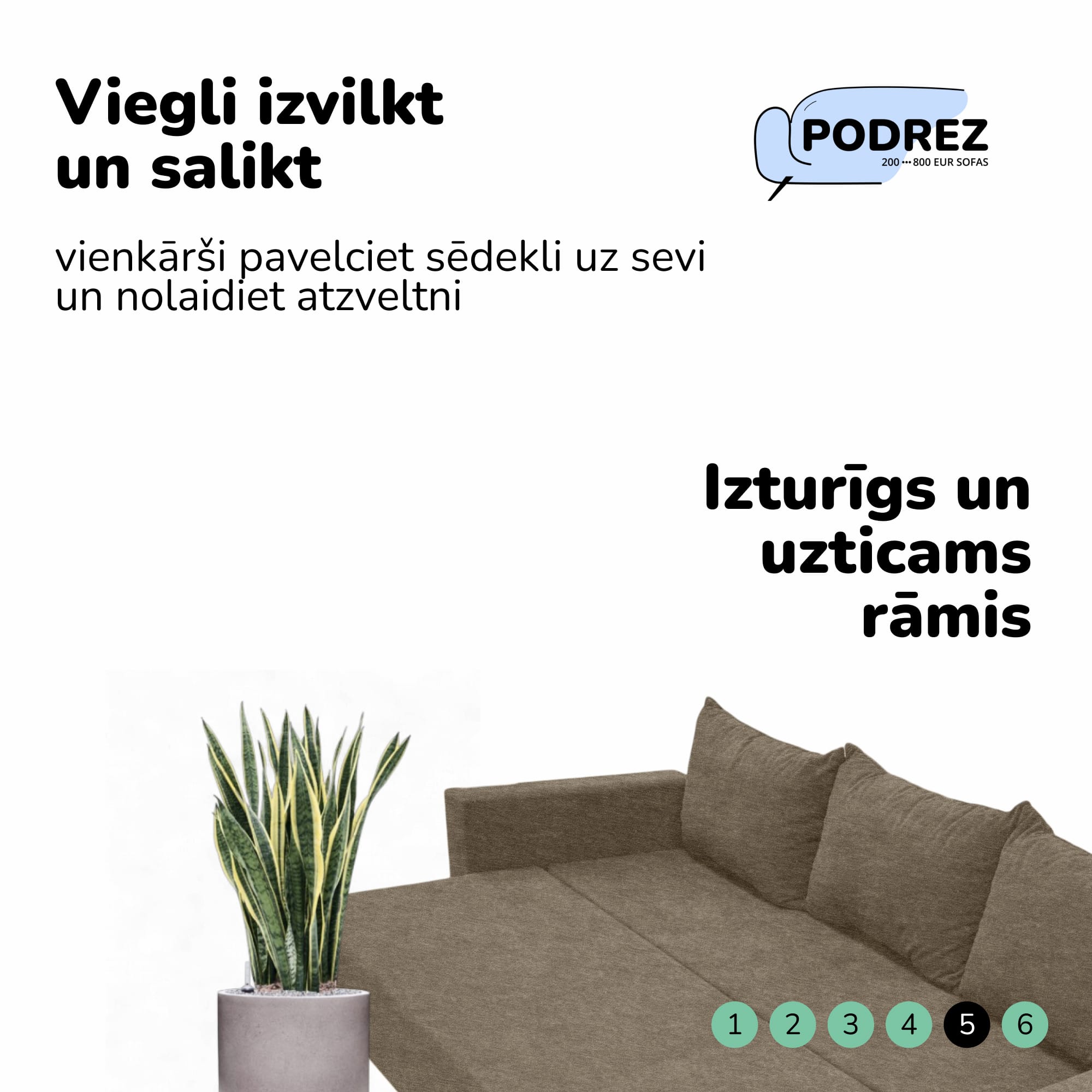 Klasisks dīvāns-gulta ar veļas kasti Simple X Line Bēša — foto 6