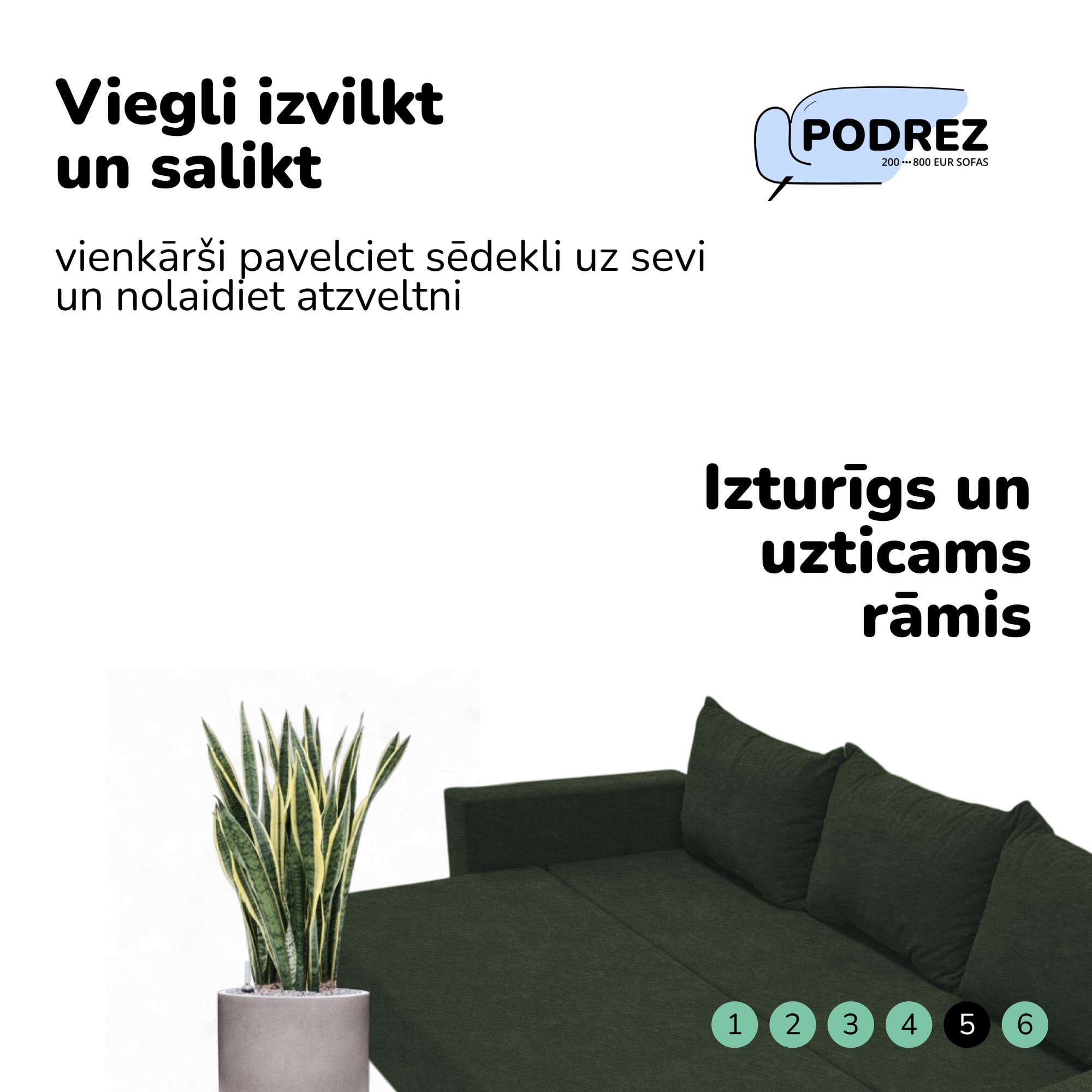 Klasisks dīvāns-gulta ar veļas kasti Simple X Line Tirkīza zaļa — foto 6