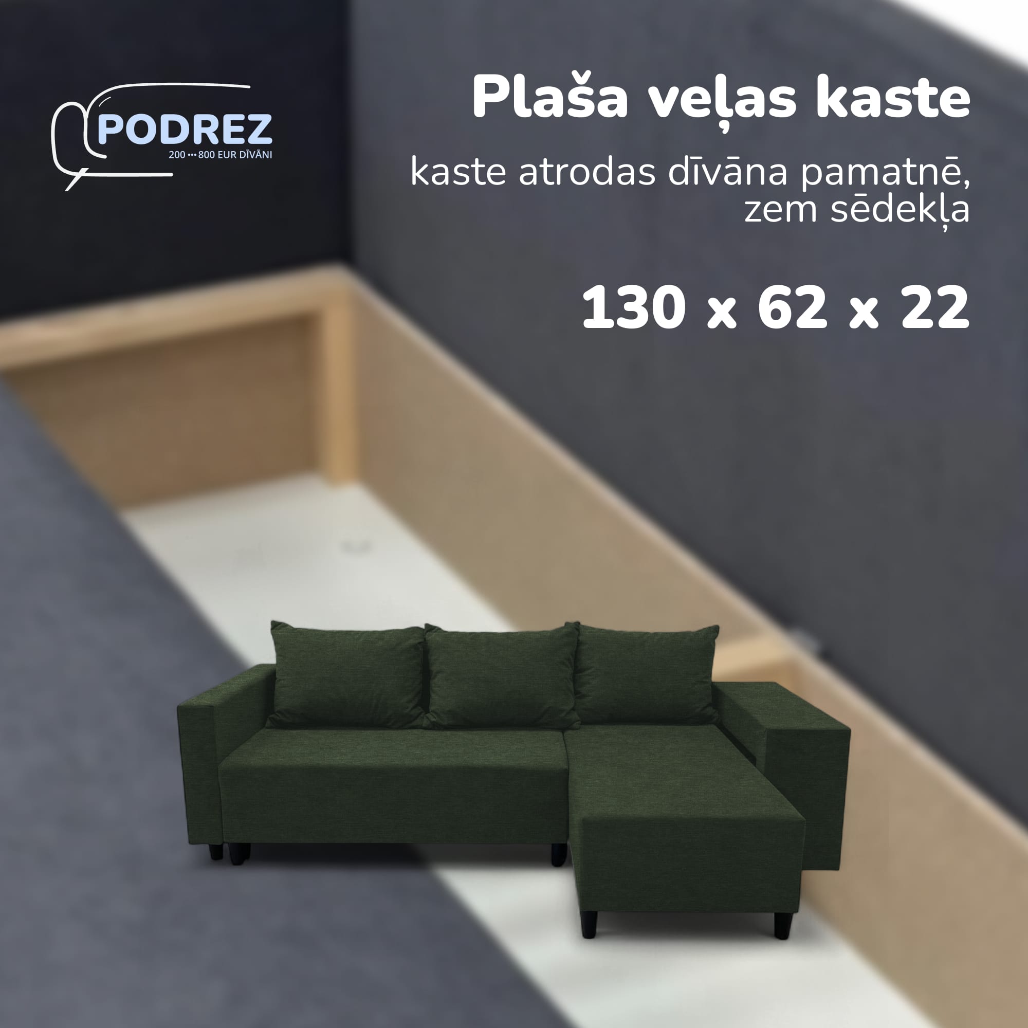 Simple X St Combo corner sofa bed with table and poufs Turquoise green — photo 6
