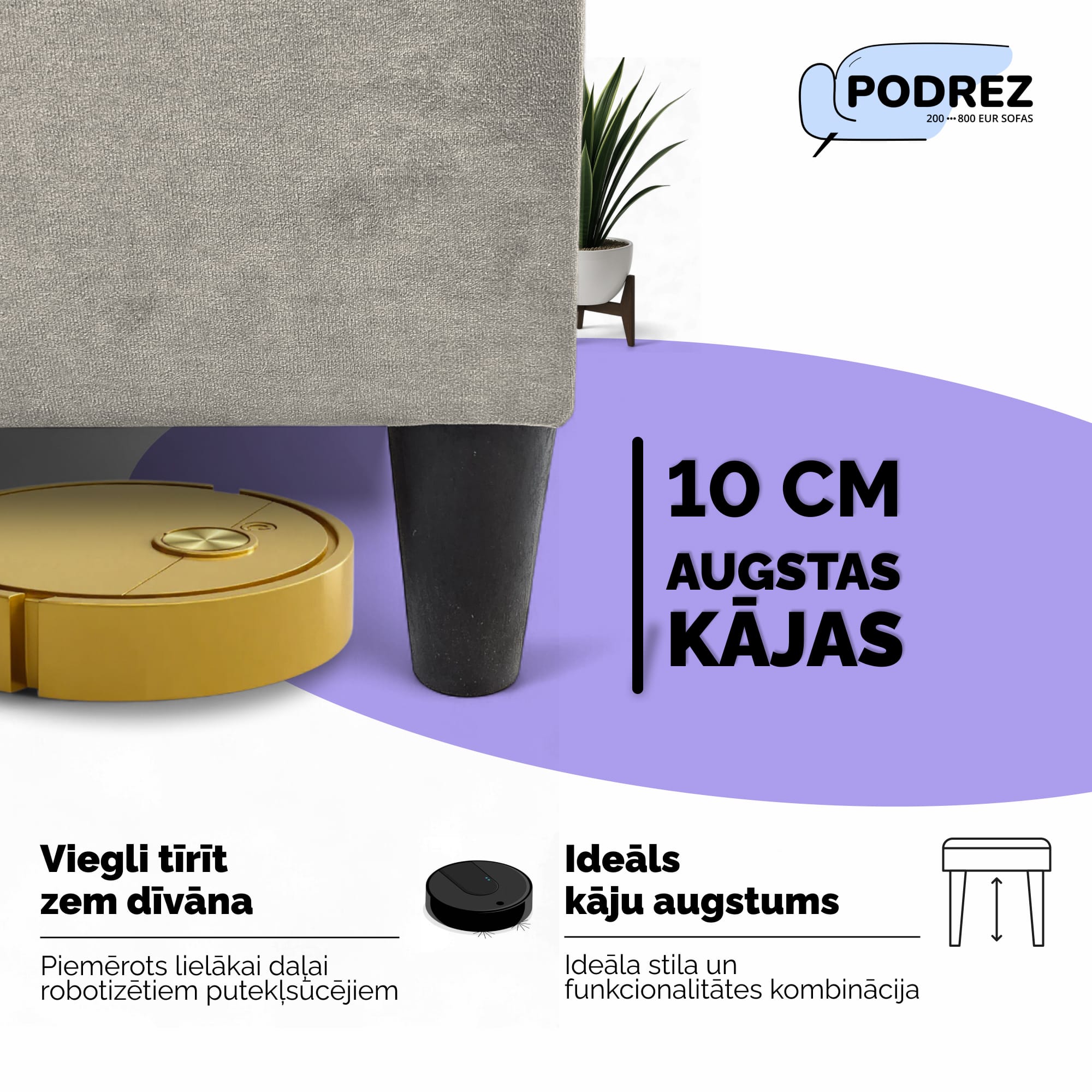 Stūra izvelkamais dīvāns Simple X St Light Gaiši pelēka - 2