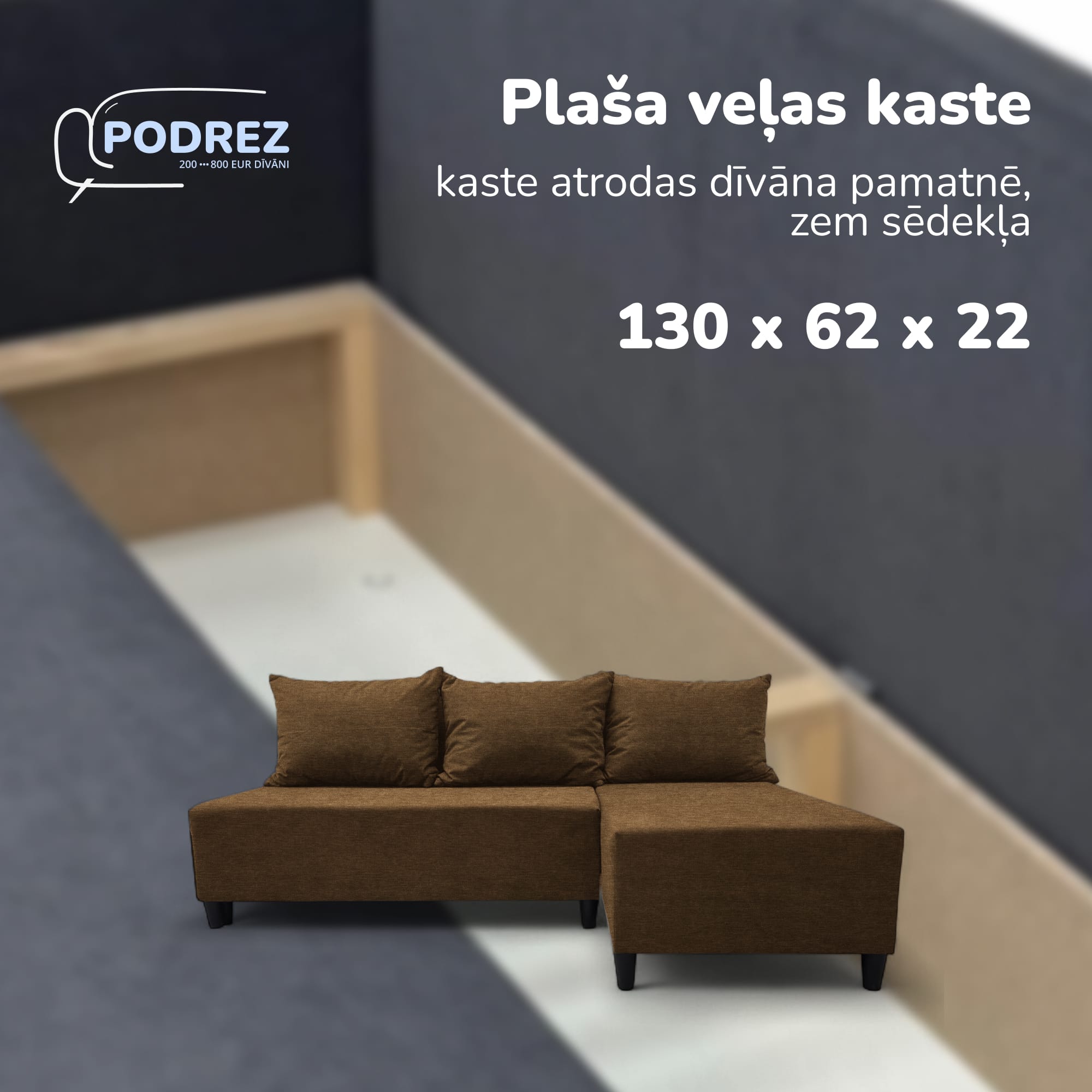 Угловой диван кровать раскладной Simple X St Light Коричневый — фото 5