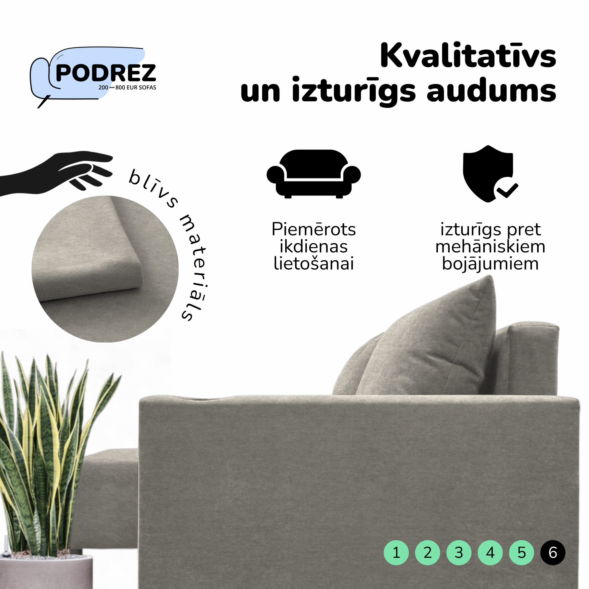 Simple X Sturis corner sofa bed with storage box Light gray — photo 7