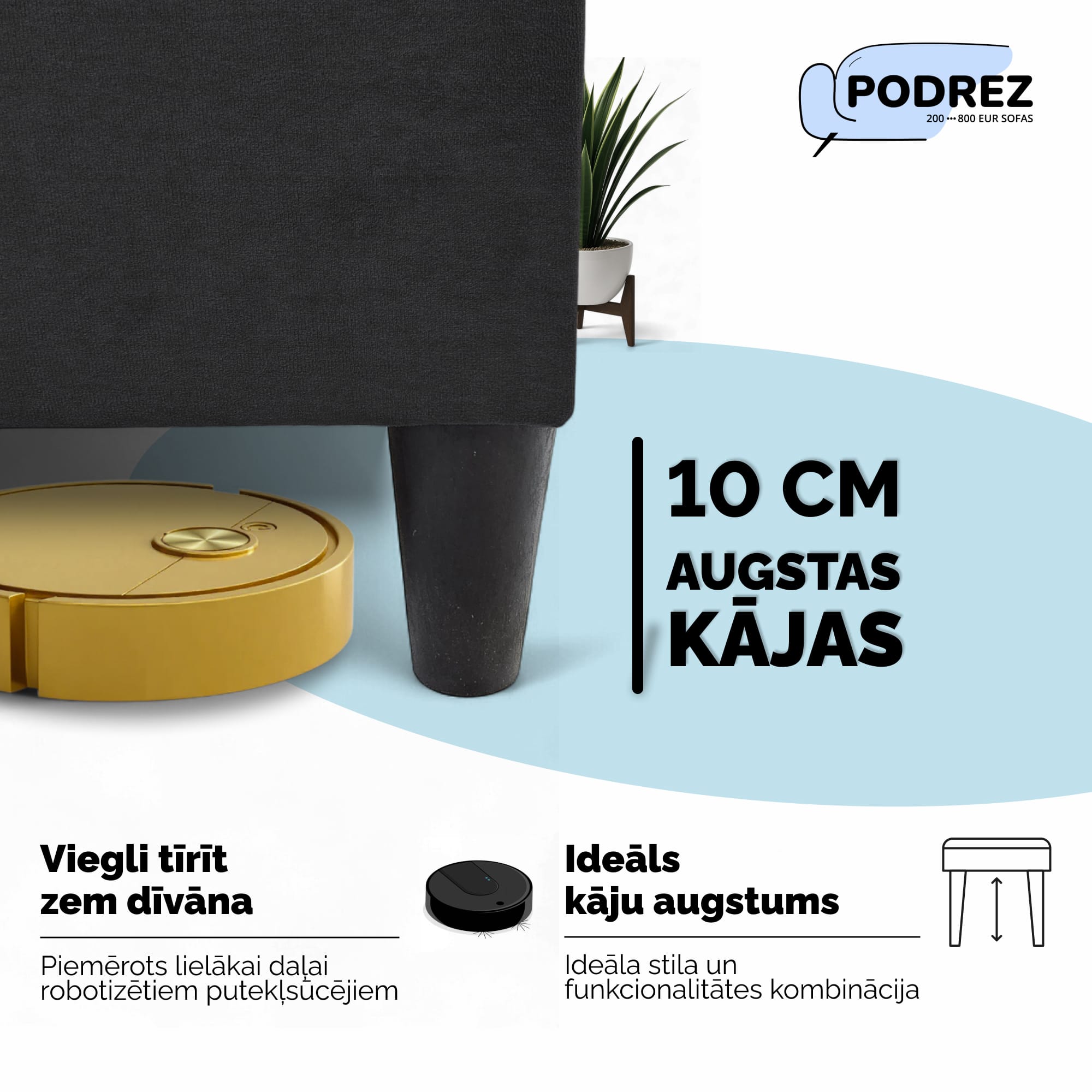 Liels stūra dīvāns bez roku balstiem Simple XL St Light Grafīta - 2