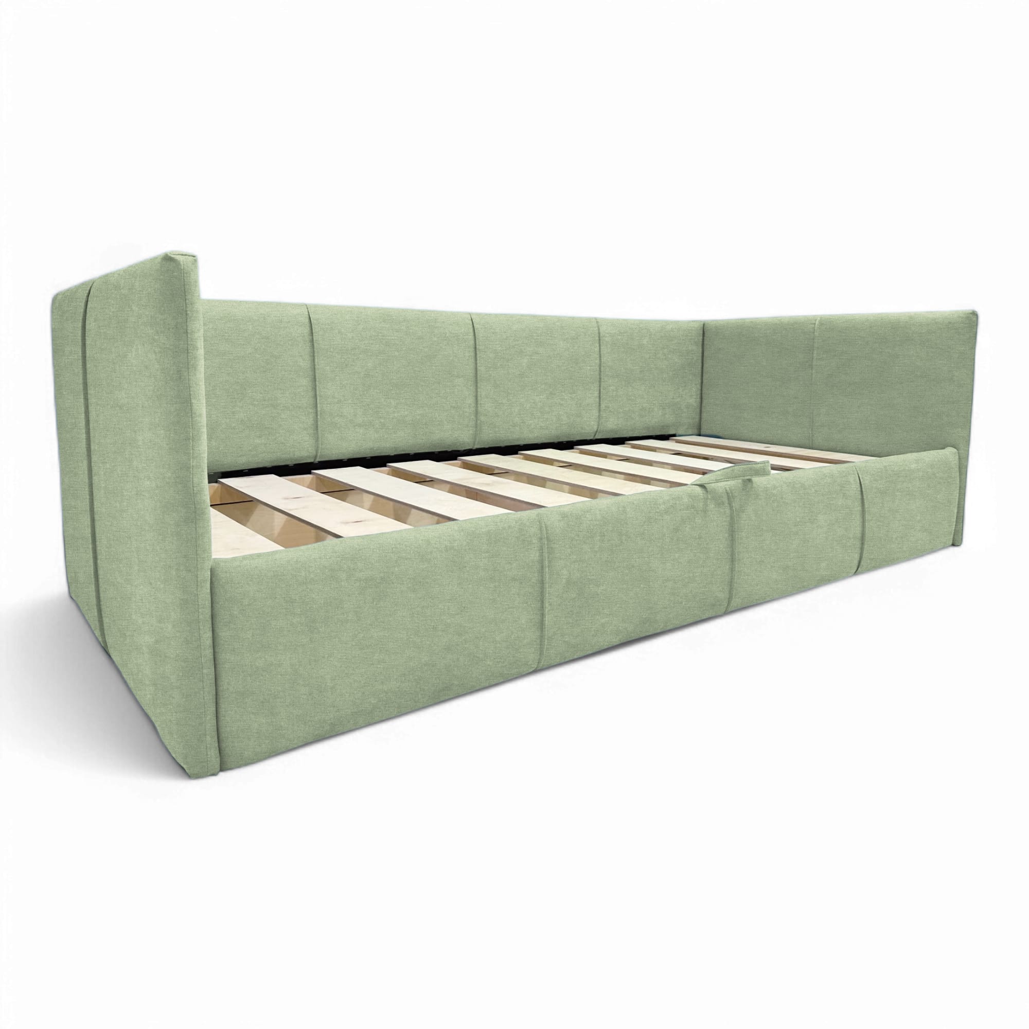 Single bed Teodor Turquoise Without mattress - 3