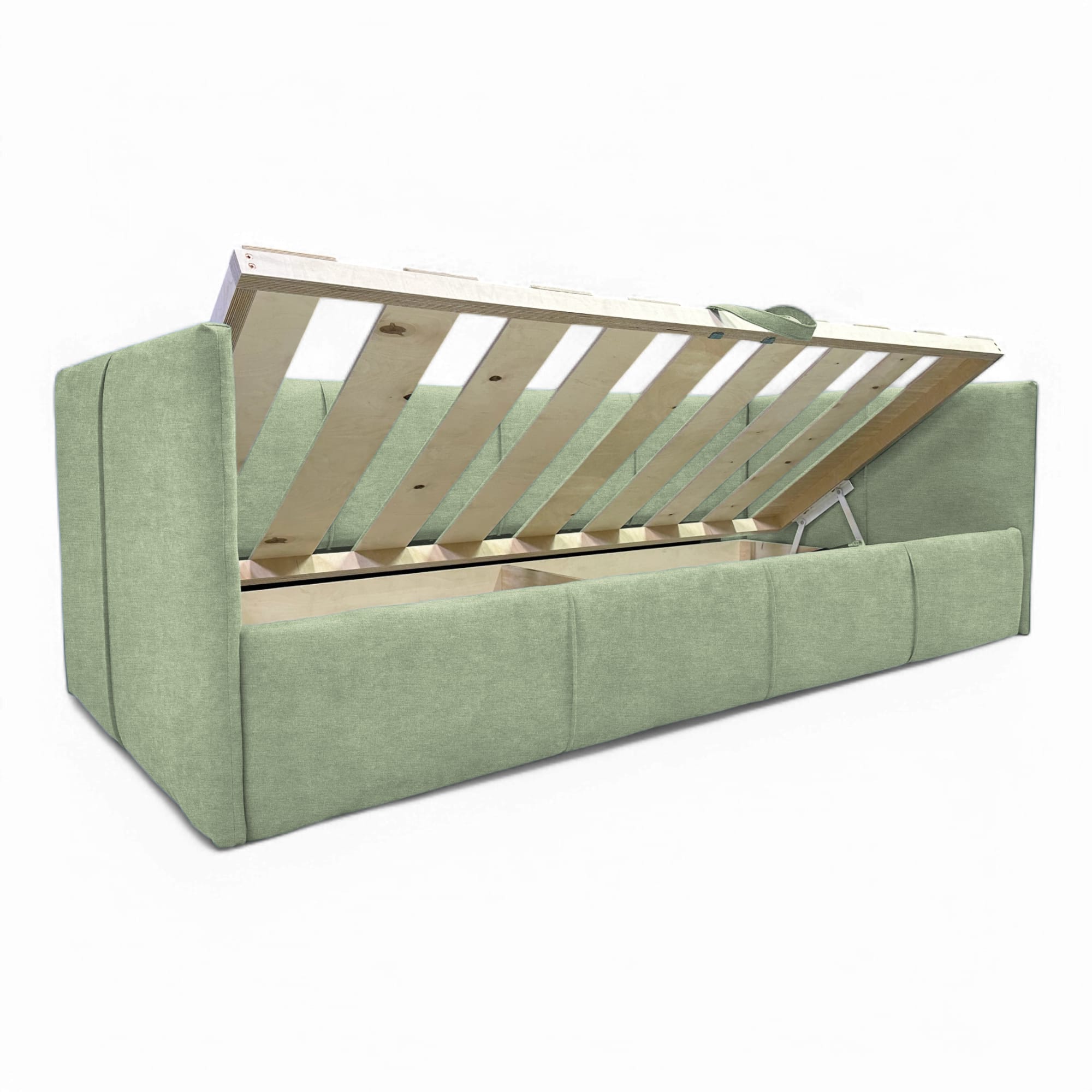 Single bed Teodor Turquoise Without mattress - 4